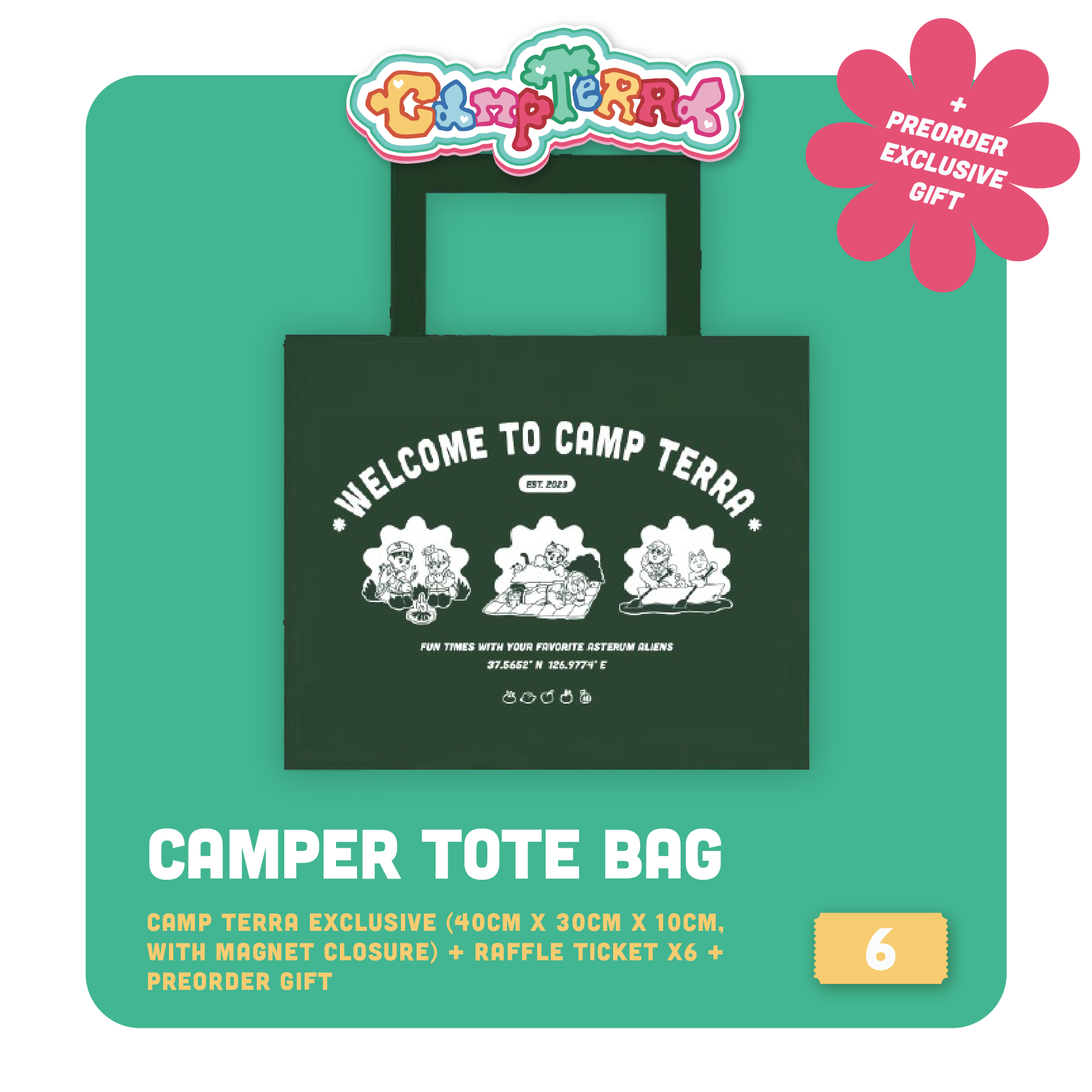 Camper Tote Bag  (+PREORDER GIFT)