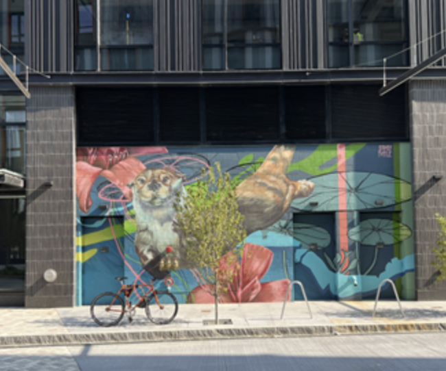 New Public Mural Celebrates Nature and Local Artistry at 10 Prospect