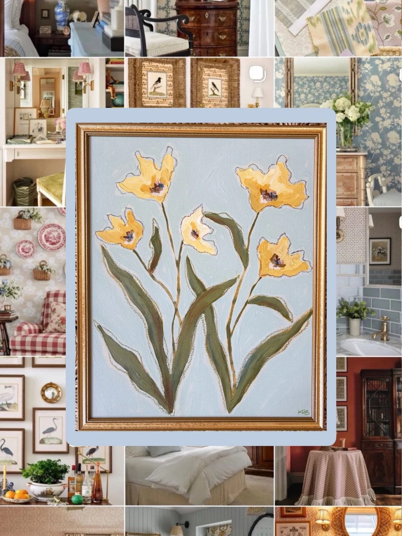 If your Pinterest board is filled with soft, romantic florals and timeless interiors, this piece may be exactly what you&rsquo;ve been searching for.
Fleurs Sauvages captures delicate texture, graceful movement, and a whimsical charm in soft hues of 