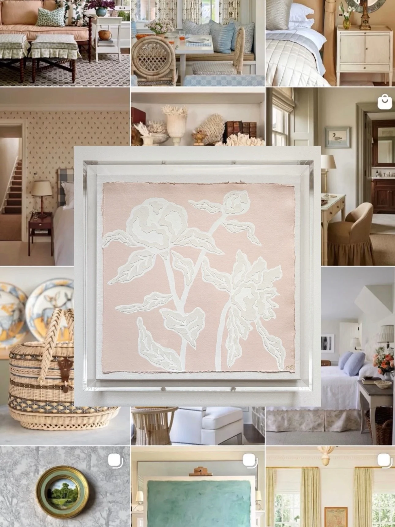 A little Sunday inspiration to get your creative wheels turning.
These are the kinds of spaces I imagine my botanical florals calling home&mdash;curated rooms layered with character, beauty, and the memories made within them. Spaces that tell a story