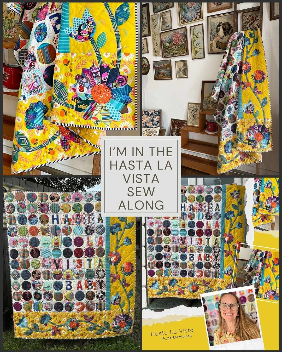 Welcome to the Hasta La Vista Sew Along
#HastaLaVistaSAL #HLVSAL

Starting: Monday 24th November 2025
8 Exciting Weeks
8 (or more) Tutorials
8 Fantastic Giveaways
A sew together Zoom
Loads of fun!

Join now - link in bio 
#hastalavista #HastaLaVistaS