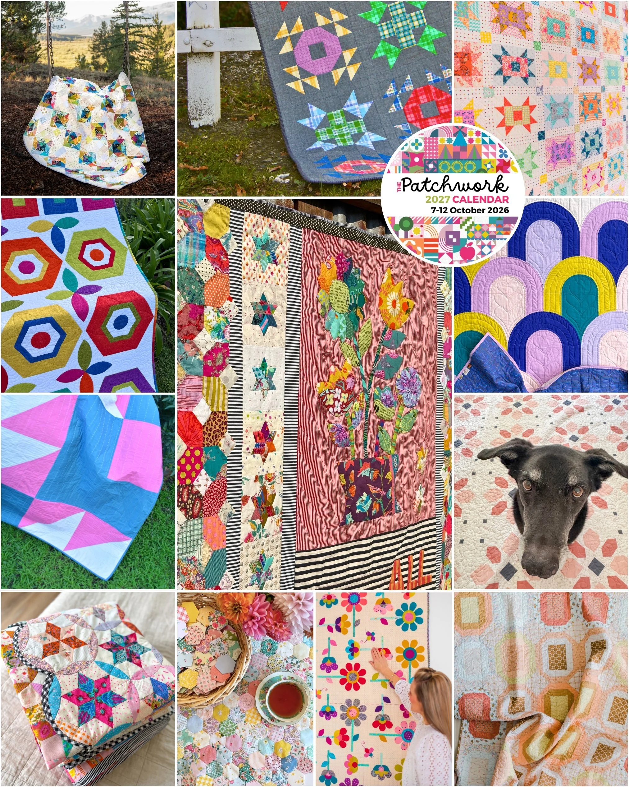 All the Stars - 2027 Patchwork Calendar