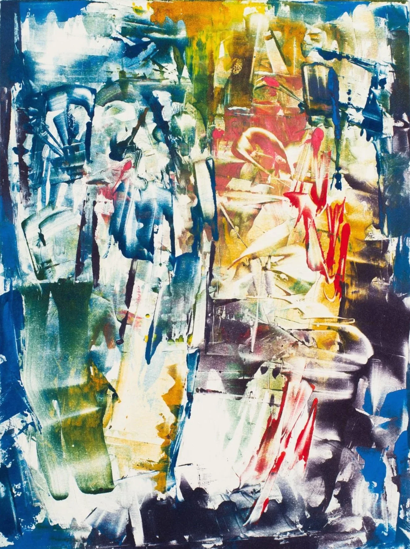 Partisans Fiesta - 2023, Monotype, 12 x 9"