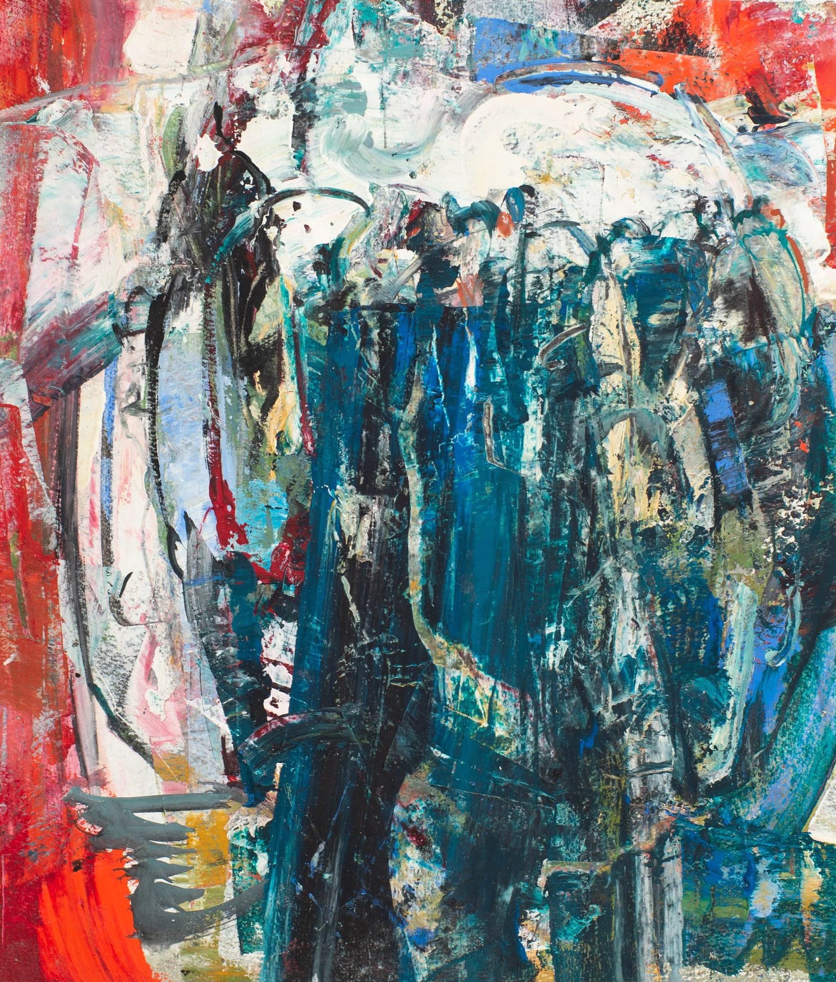 False Hope - 2023, Mixed Aqueous Media, 11.5 x 10"