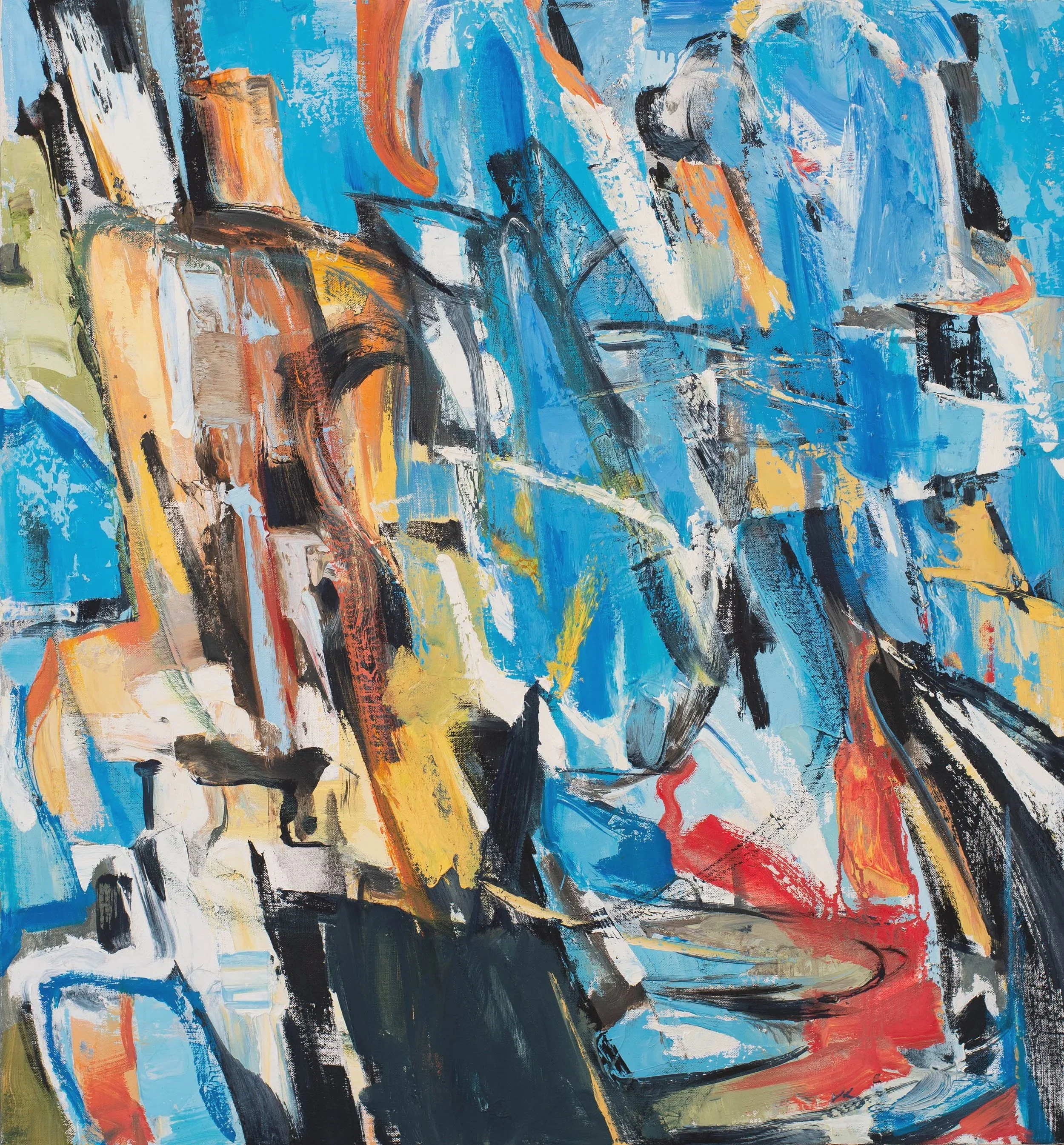 Chaff in the Wind -  2020-21, Oil on Linen, 36 x 28"