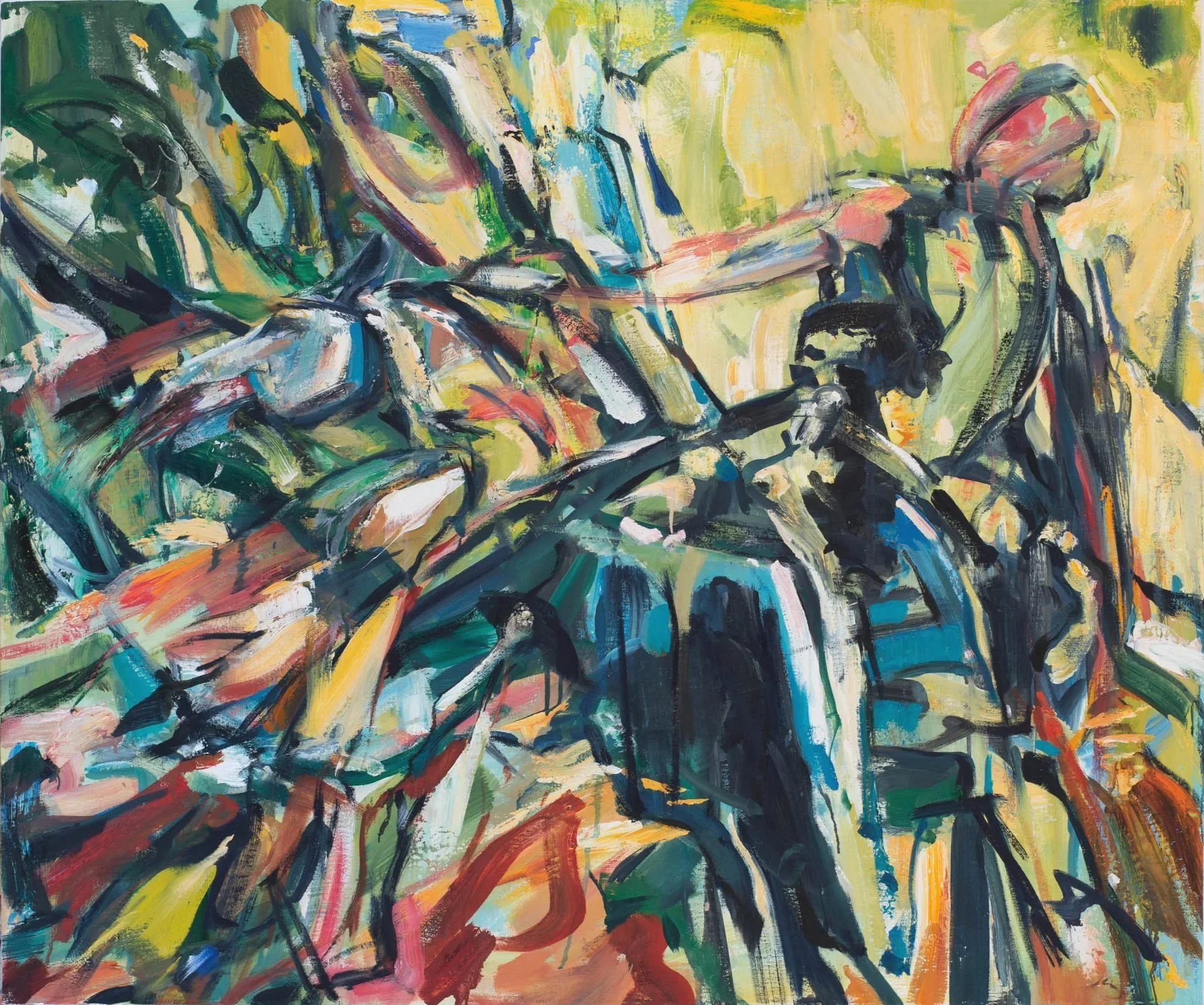 Fallen Imperium - 2022-23, Oil on Linen, 42 x 50" 