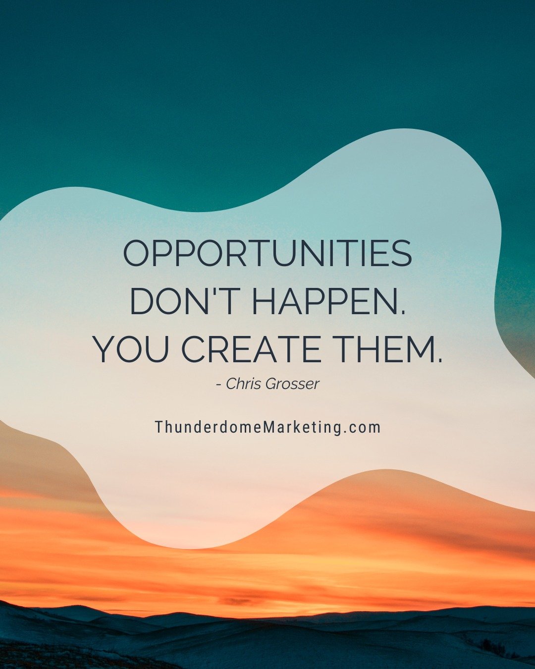 Why wait for opportunities to come when you can create them yourself? With Thunderdome Marketing, we craft bespoke digital campaigns that capture the essence of your brand and push you to the forefront of your industry. 🌟 Let's seize the day and cre