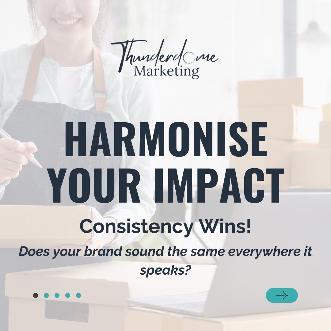 Discover the strength of a harmonised brand voice with Thunderdome Marketing. Our expertise ensures your brand speaks with clarity and impact, wherever your customers engage with you. Strengthen relationships and build trust with a unified brand pres