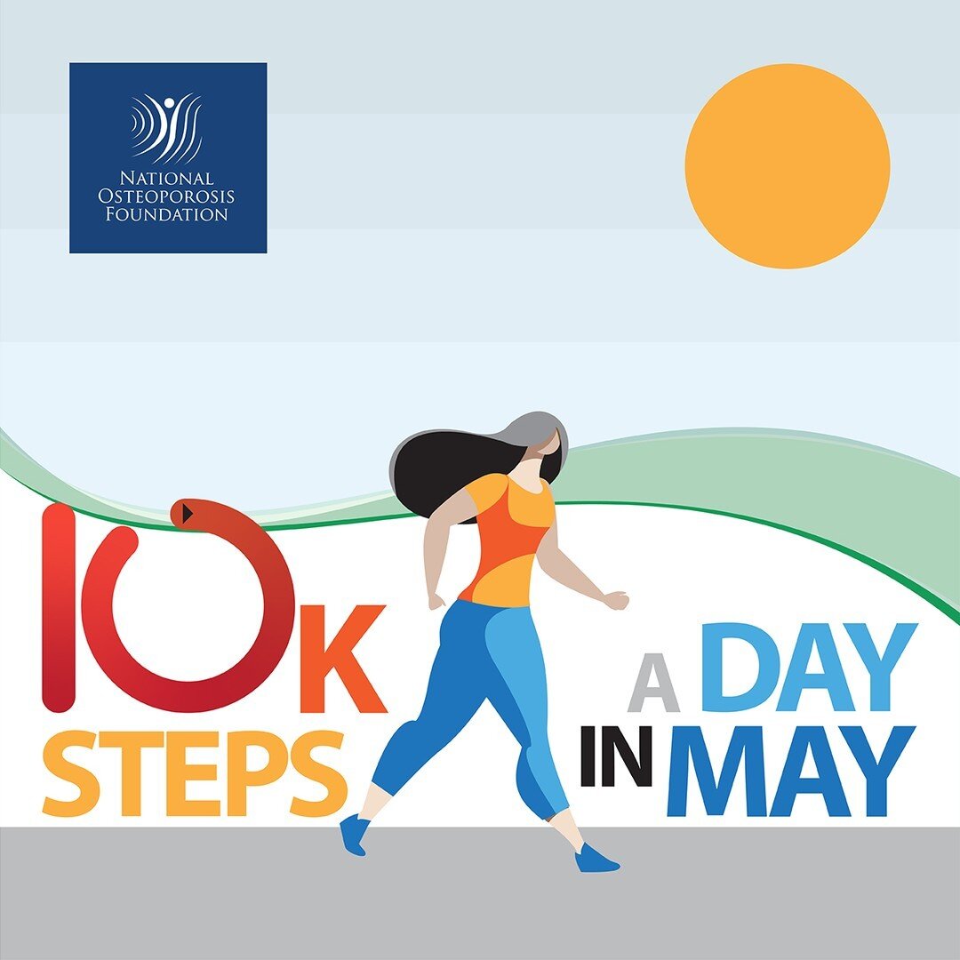 Did you know that the number of annual osteoporotic fractures is projected to grow 68% by 2040? One of the ways you can increase your bone strength is by getting regular weight-bearing exercise. Shoot for getting 10K steps per day!

#osteoporosisprev