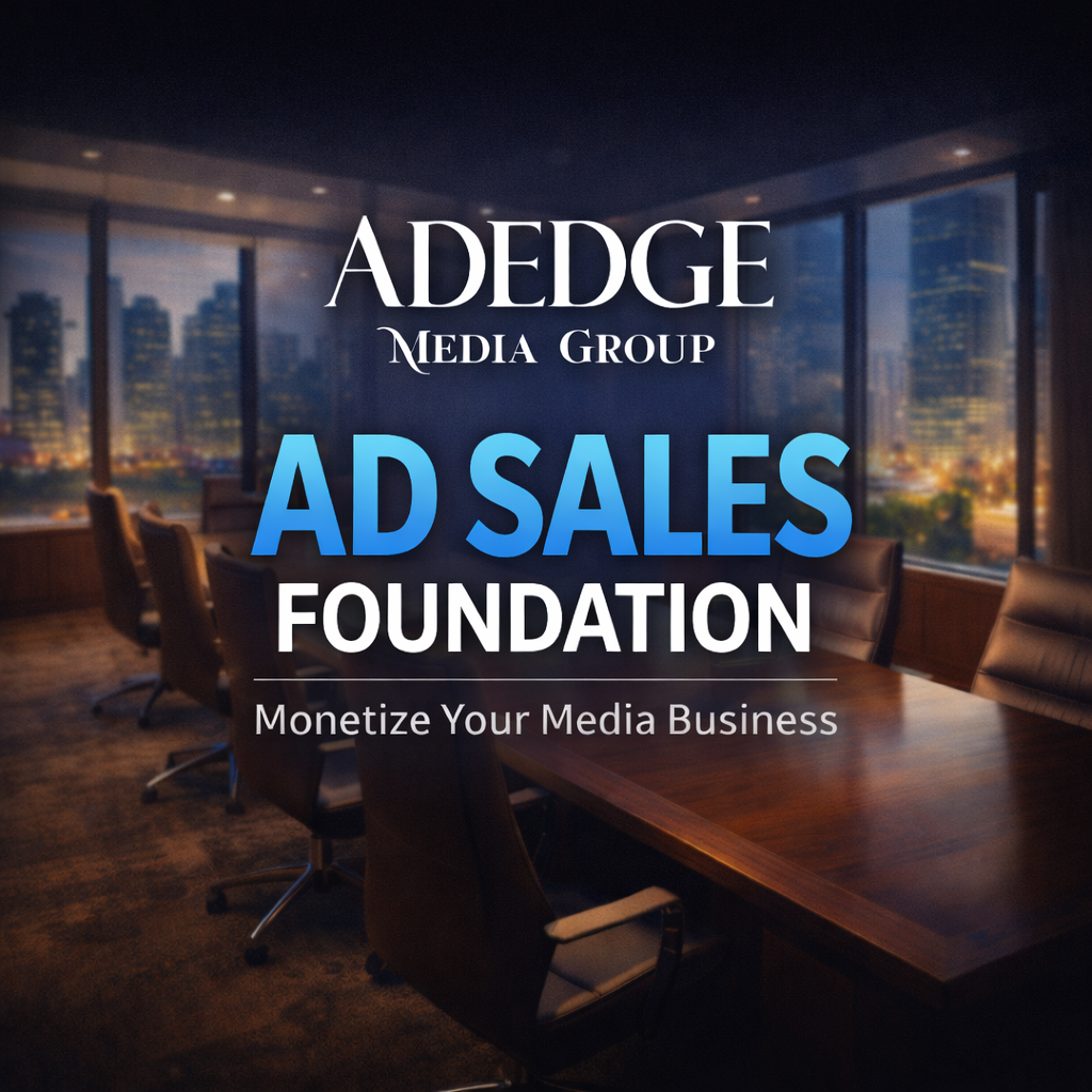 AdEdge Media Group Launches “Ad Sales Foundation,” a New Course for Founder-Led B2B Publishers