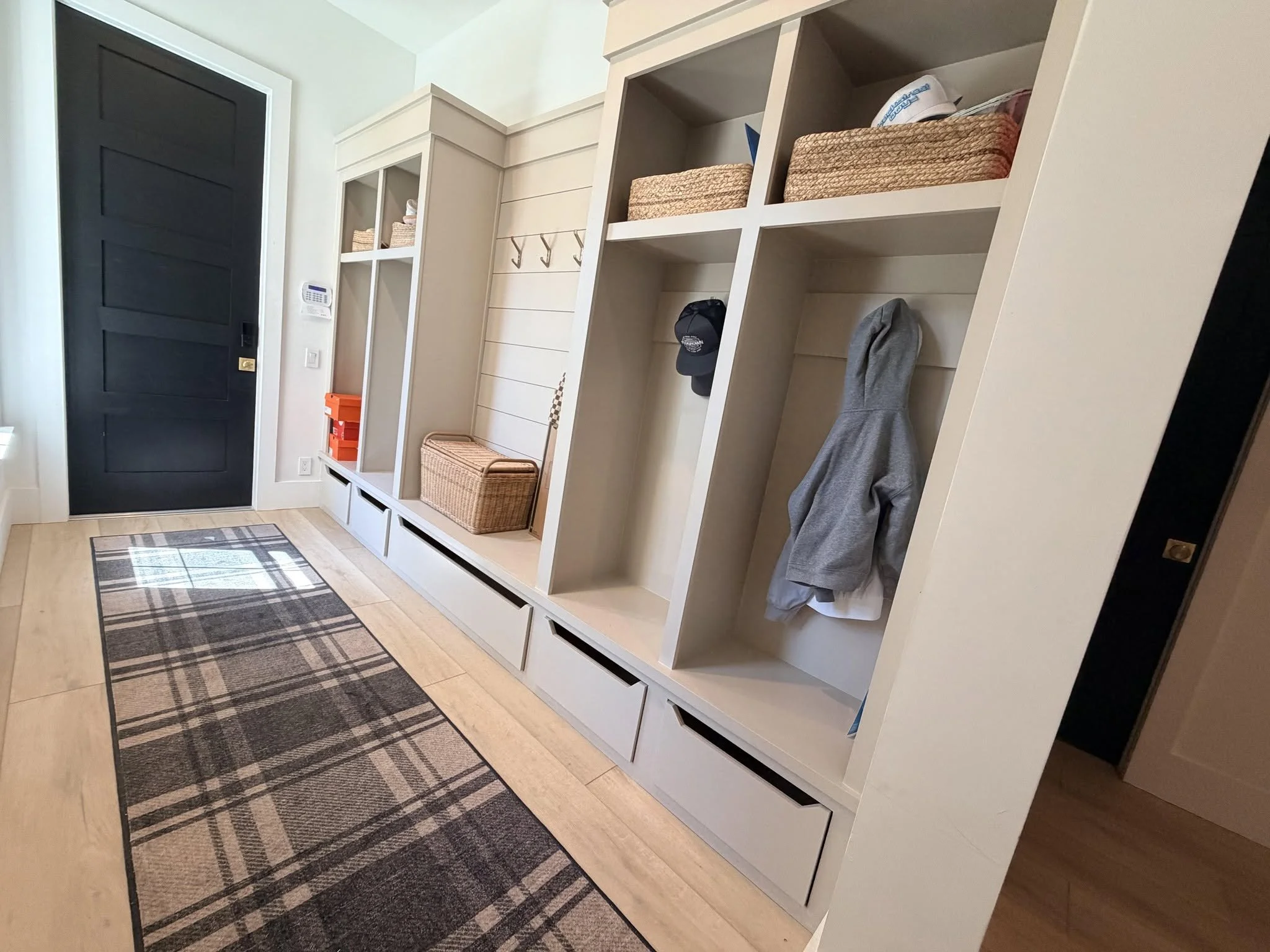 Custom Entry Hall Tree Storage