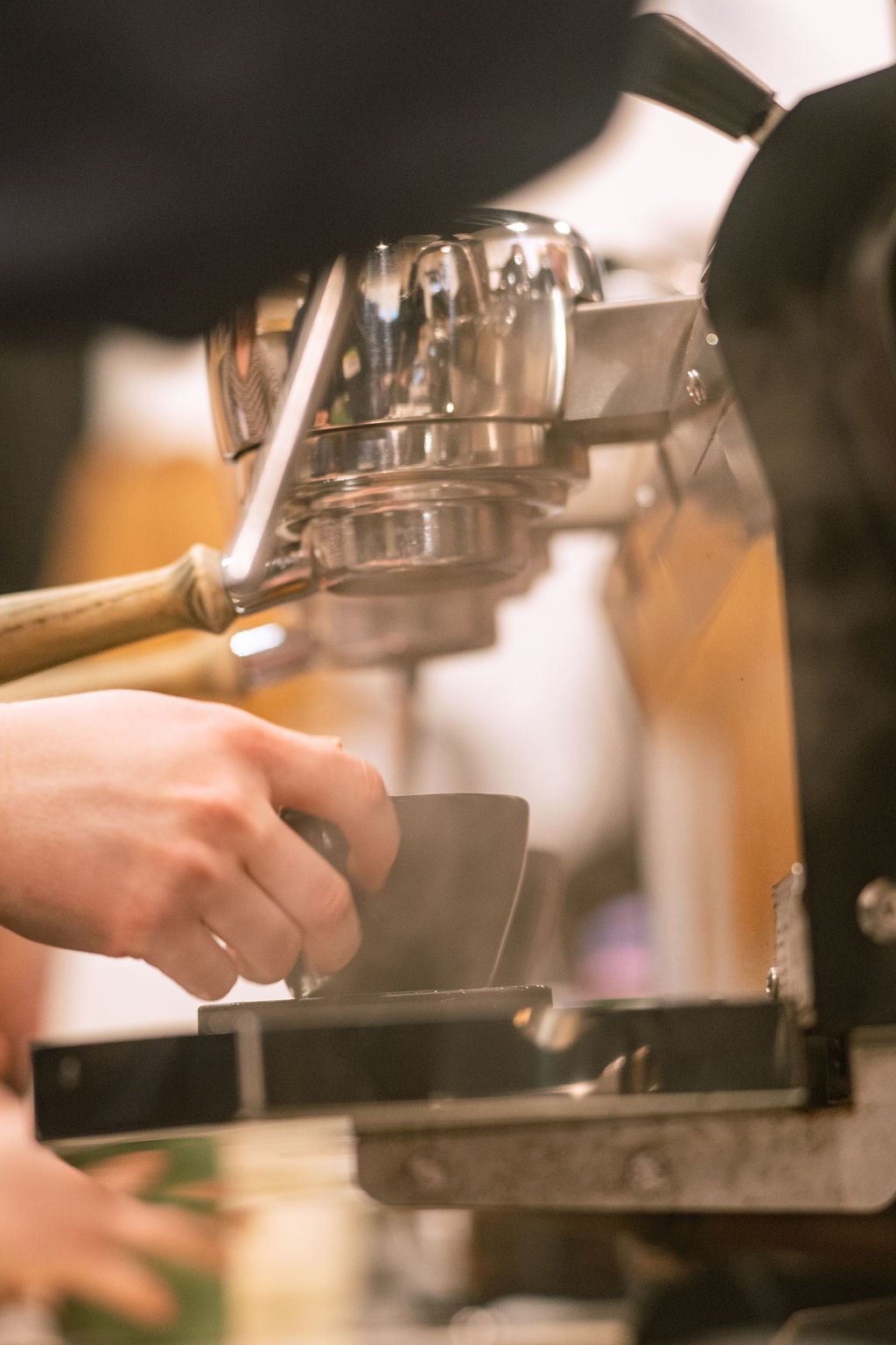 espresso machine at Naysayer Cafe in Napa 