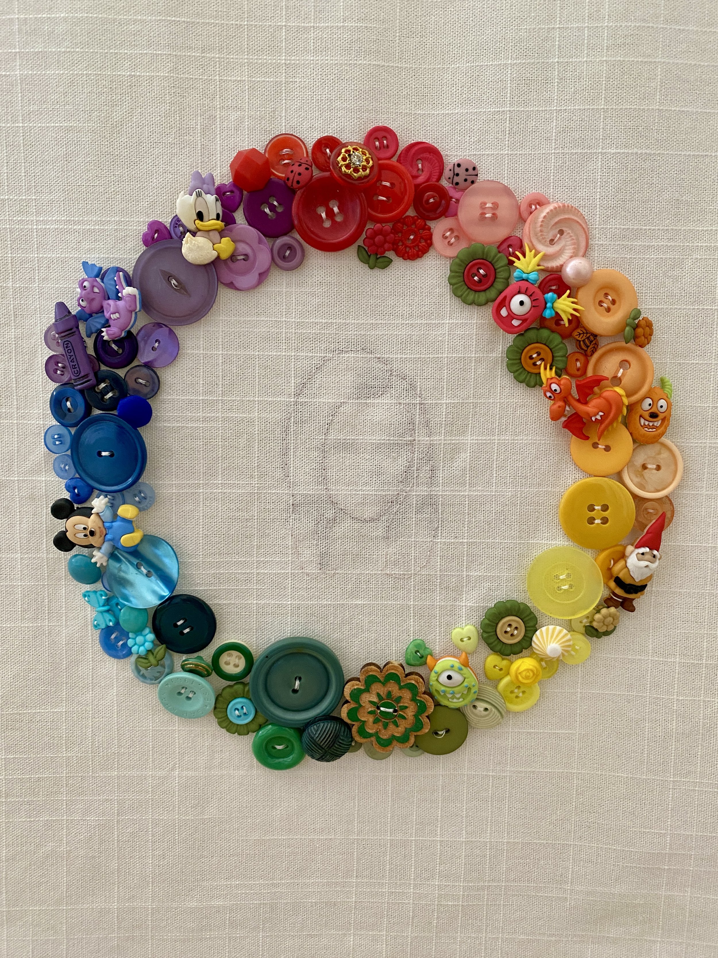 My Oma's Button Basket (2025) detail