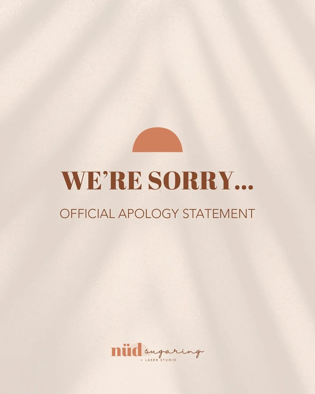 Our official apology. If feeling confident, sassy, and irresistible is wrong, we don&rsquo;t want to be right. 🤭

#SorryNotSorry #N&uuml;dSugaring #BodySugaring #WereSorry #HairRemovalExperts #LaserStudio #LeducLaserHairRemoval #LeducBodySugaring #L