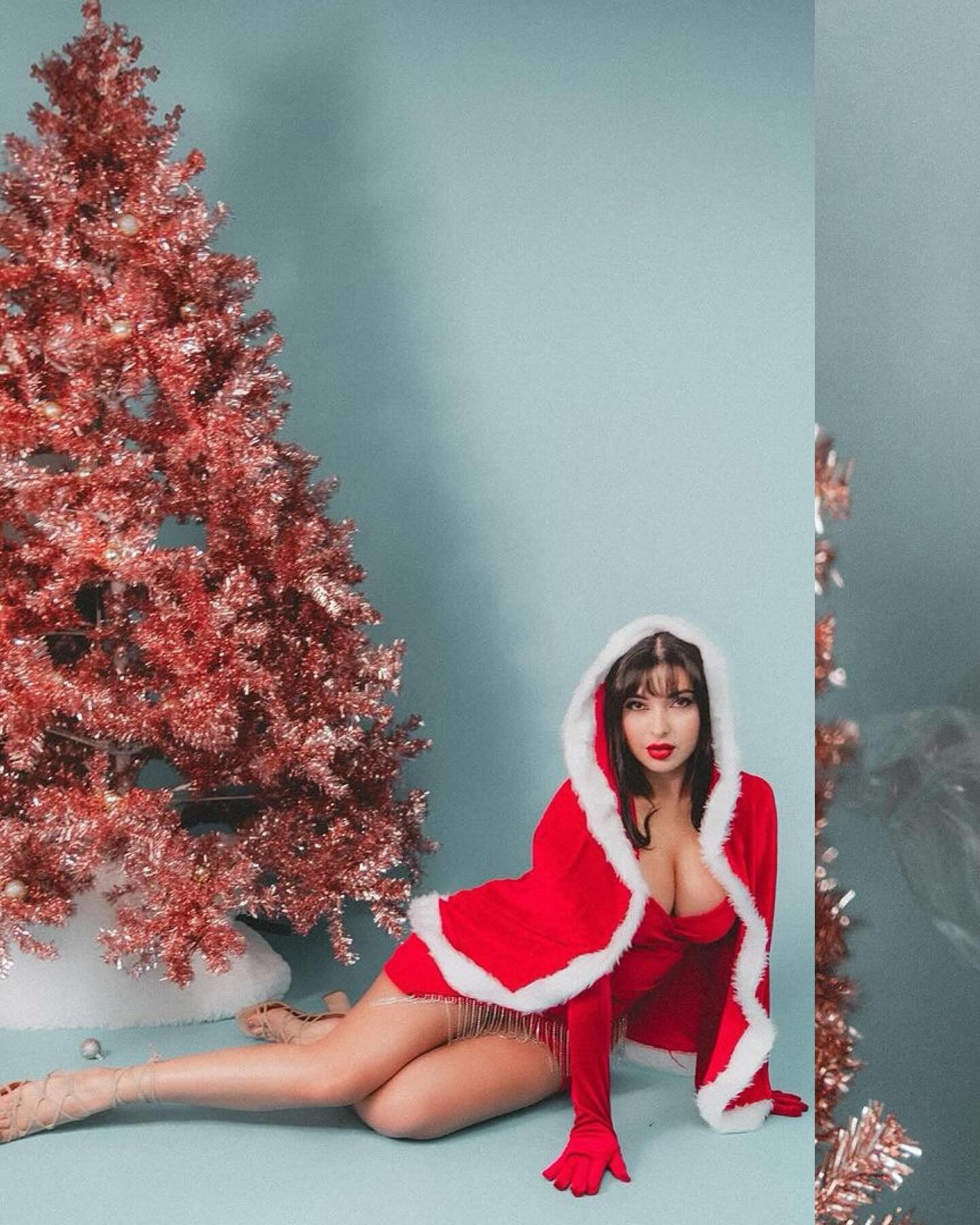 Vintage holiday pinup vibes. LOVE. 🎄😻👏 

📷: @victoria_arw 
🎀: @queend_rey 

#vintage #houstoncreatives #tistheseason #houstonphotographer #holidayvibes #studiophotography