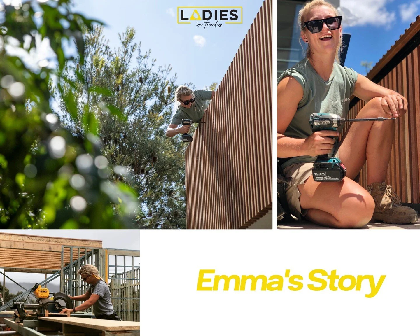 @emmathetradielady recently shared her story with Ladies in Trades and 'boy' is it a read!! Emma story is motivating and inspirational. 

As we see the devastation of the floods across Australia, Emma's story touches on her experience during the Deva