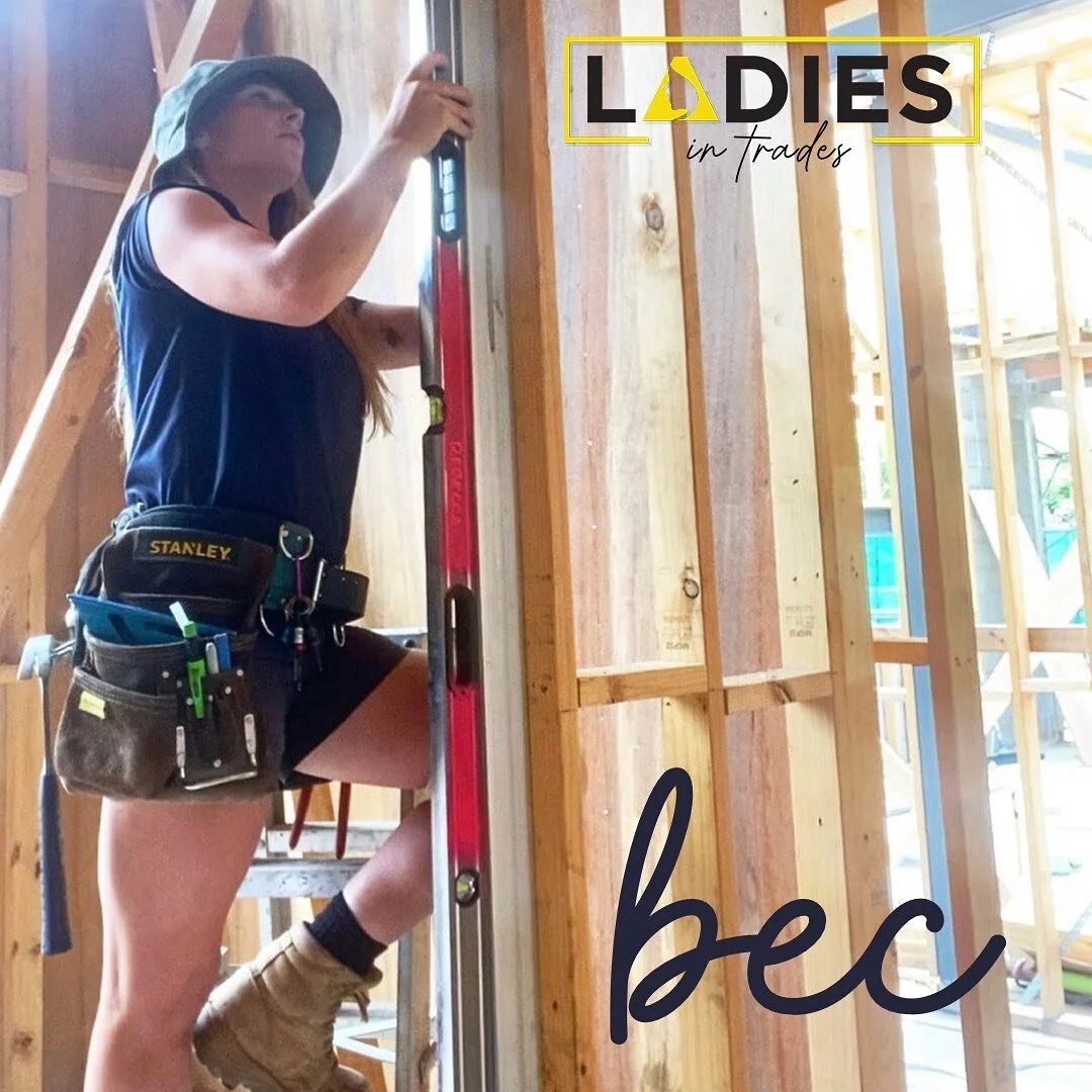 Introducing @beccbuilds 

In 2015 I graduated year 12. I always loved being on the tools and being outside and I kinda just thought that being a female that gardening was my only option. 
I was lucky enough to be offered an apprenticeship in horticul