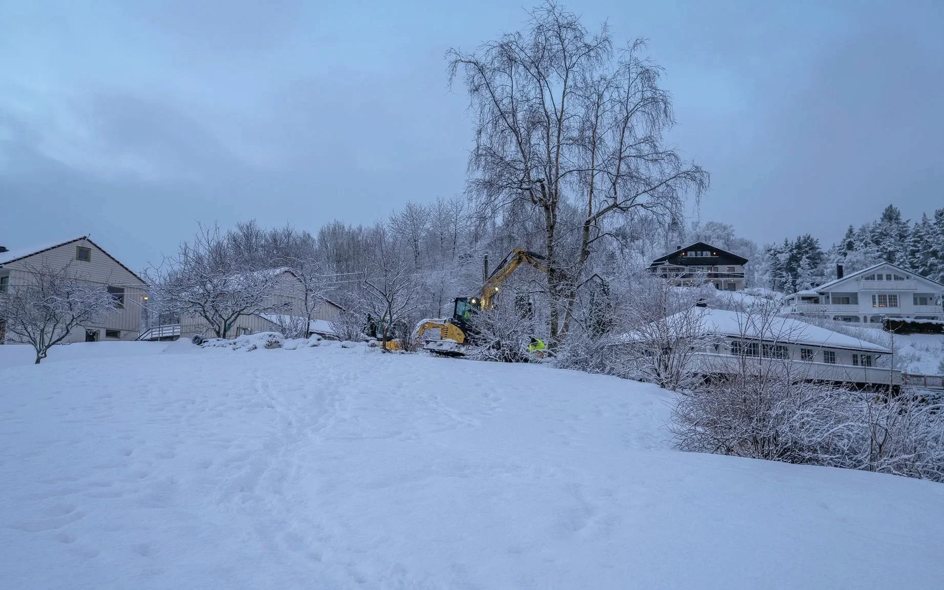 Graving for hagearbeid