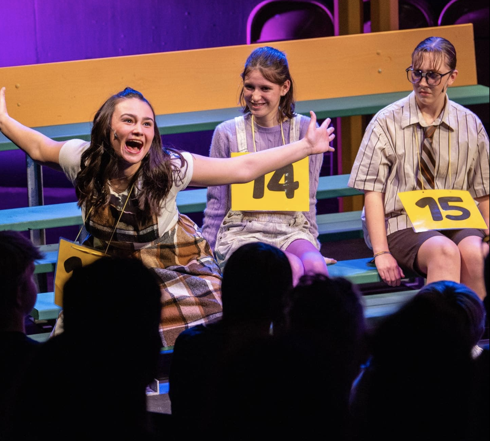 "...Spelling Bee" Marcy, Olive, William Barfée • Photo by Zachary Moore