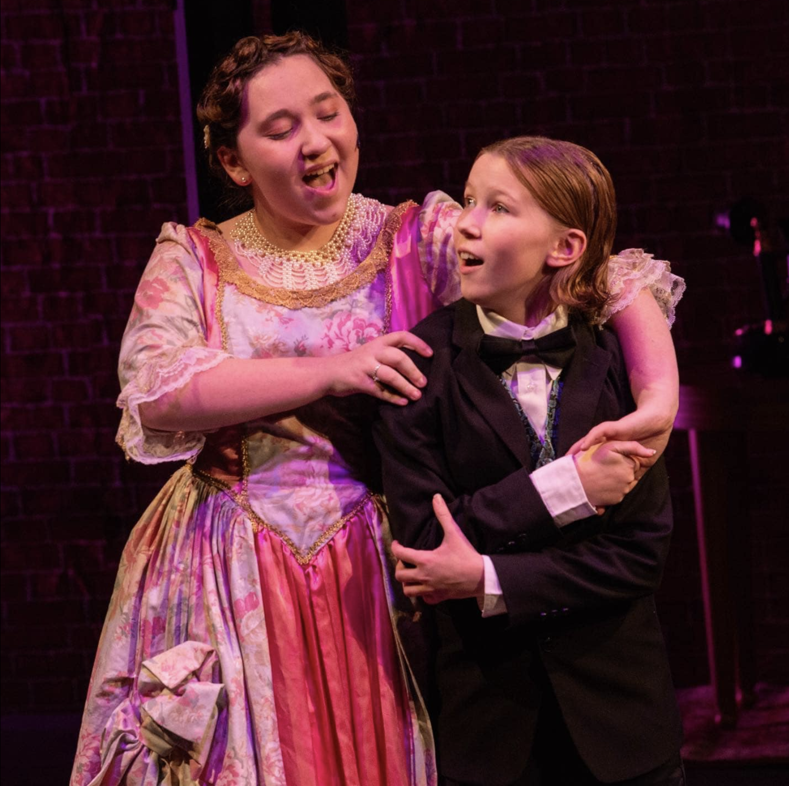 "The Drowsy Chaperone Jr." Mrs. Tottendale and Underling • Photo by Zachary Moore
