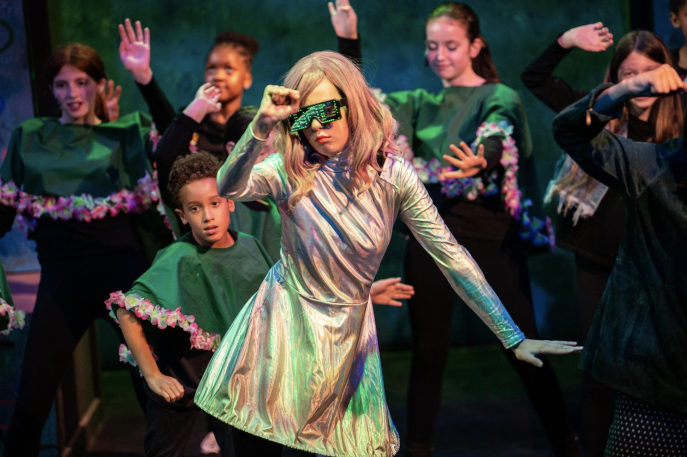 "The Spongebob Musical: Youth Edition" Karen and Sardines • Photo by Zachary Moore