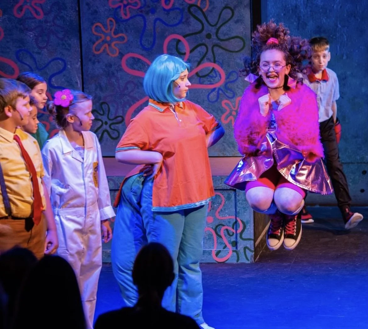 "The Spongebob Musical: Youth Edition" Spongebob, Sandy, Squidward, Pearl, Mr. Krabs • Photo by Zachary Moore