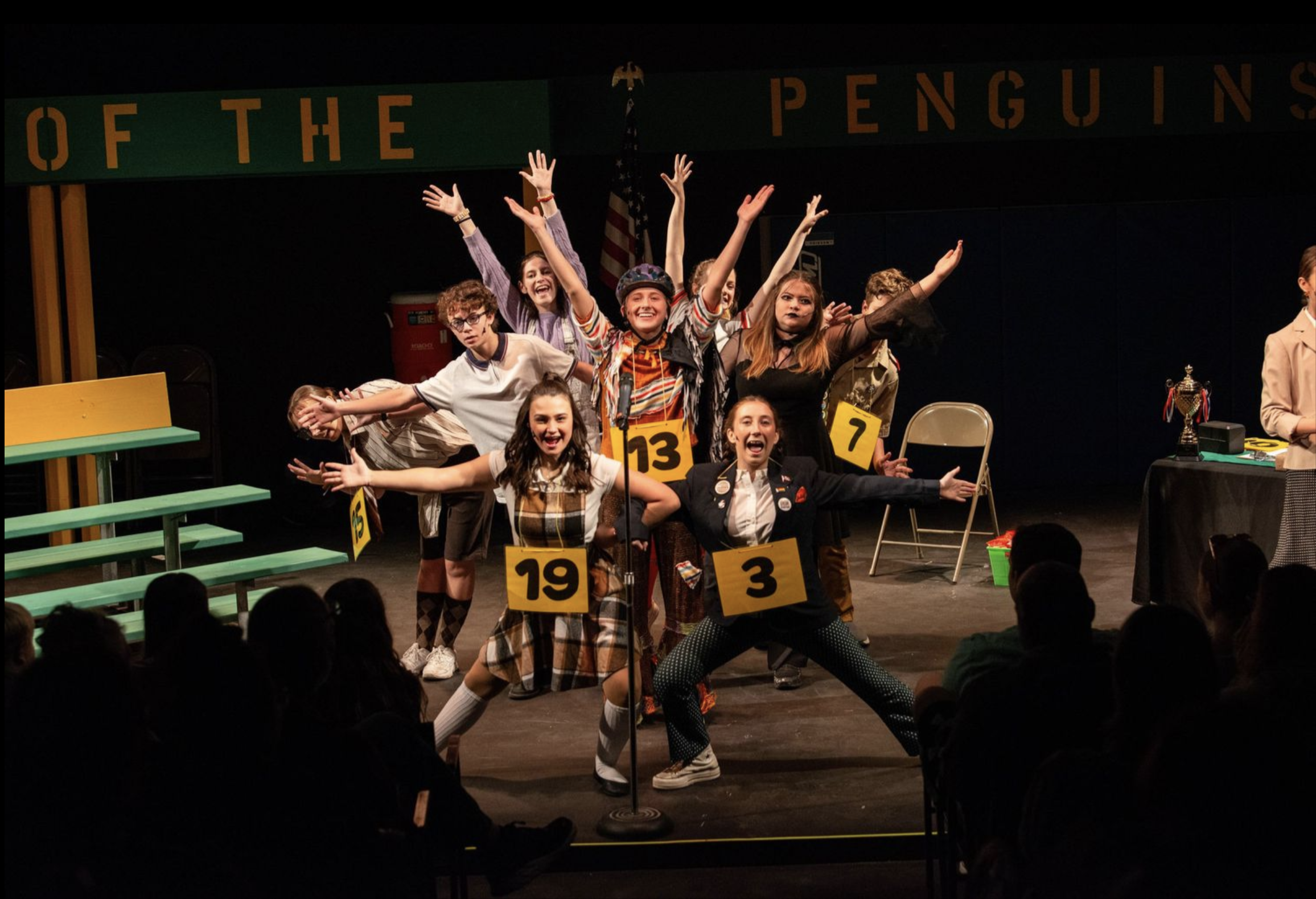 "The 25th Annual Putnam County Spelling Bee" All Spellers • OnStage at Haddonfield Plays & Players • Director: Amanda Frederick • Choreographer: Achilles Inverso • Props: Brennan Diorio • Photo by Zachary Moore
