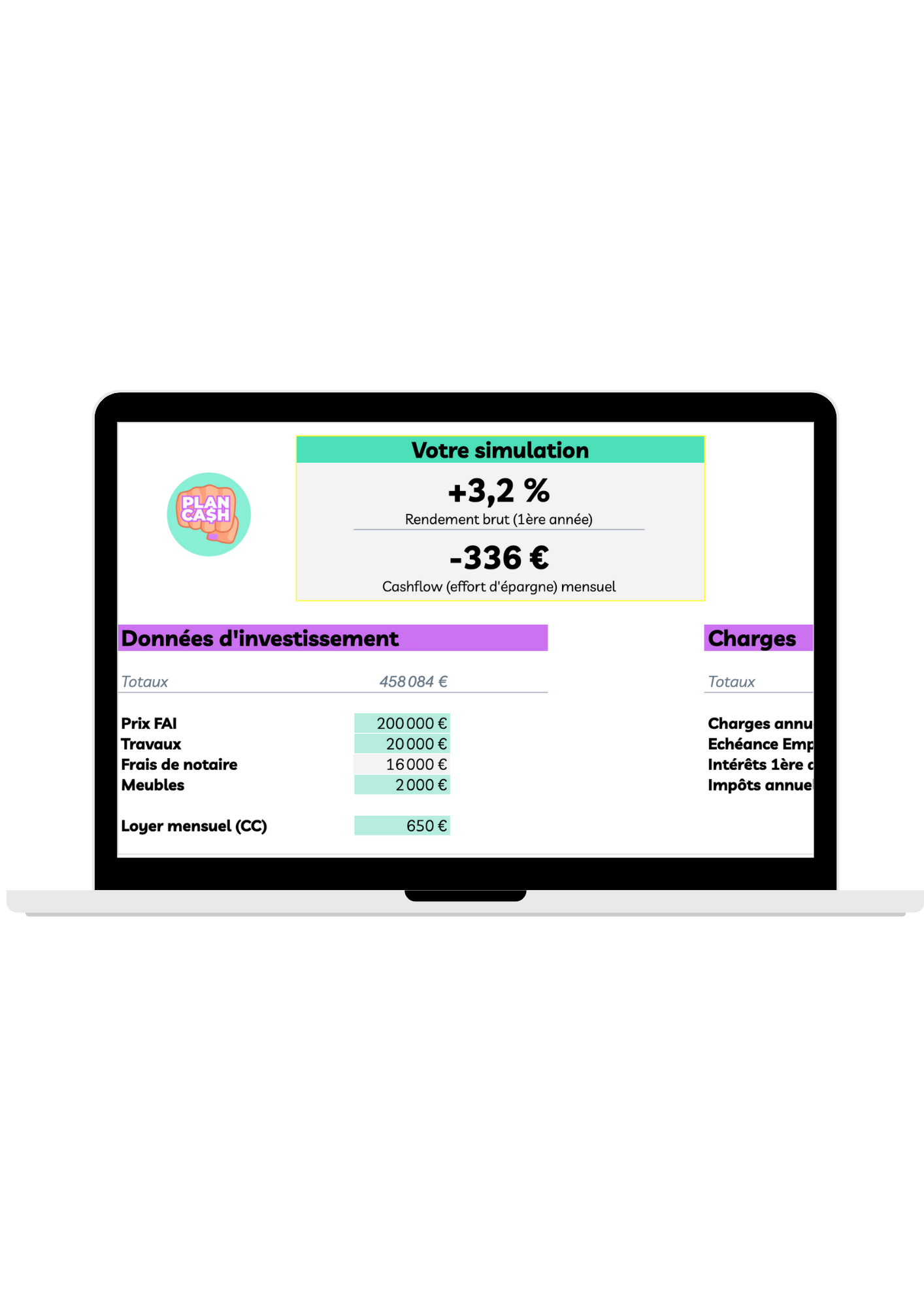 Simulation de rentabilité immobilière