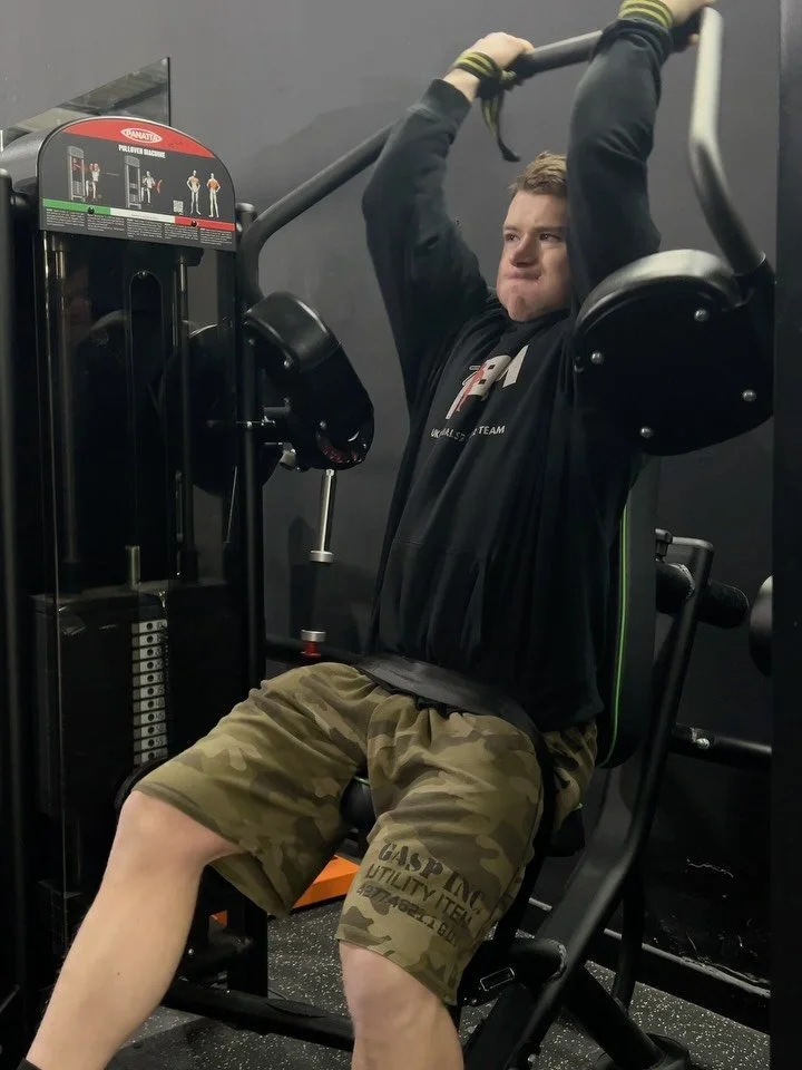 The Current Back Work From Pull. 

Similar set-up to usual in order of completion which is: 

1. Machine pullover 
2. Non chest-supported row 
3. Single arm lat pulldown 
4. Prime chest supported row 

Alternating between training the lats and the up