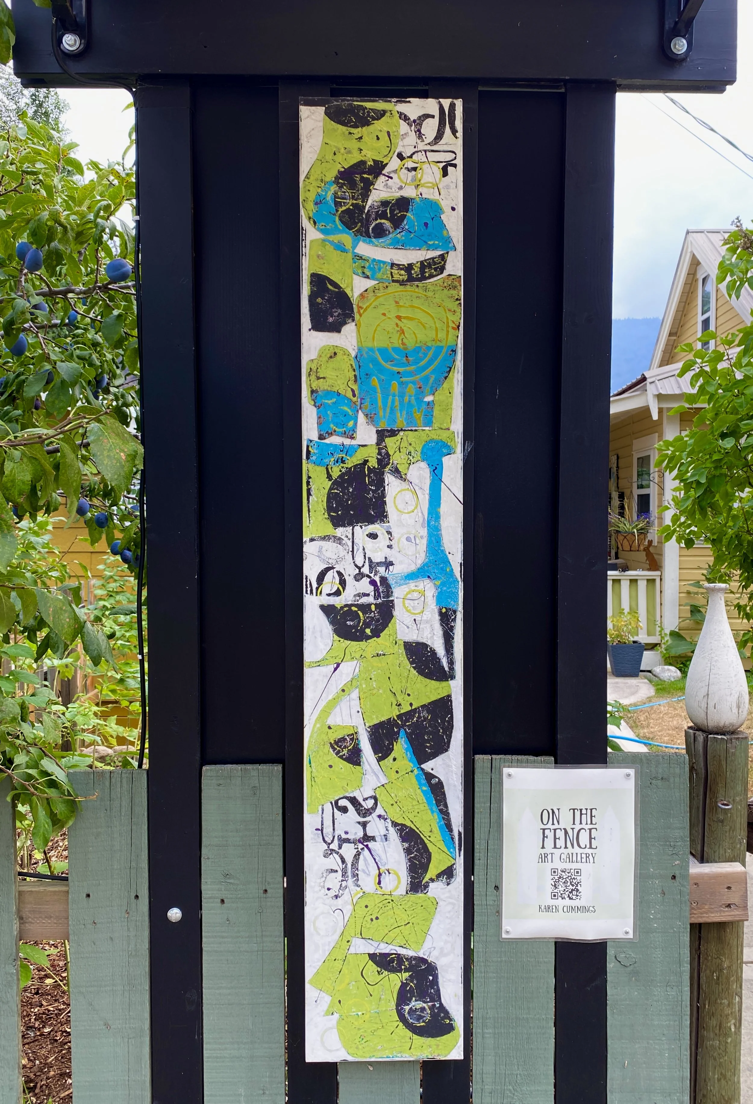 On the Fence outdoor Gallery, Karen Cummings