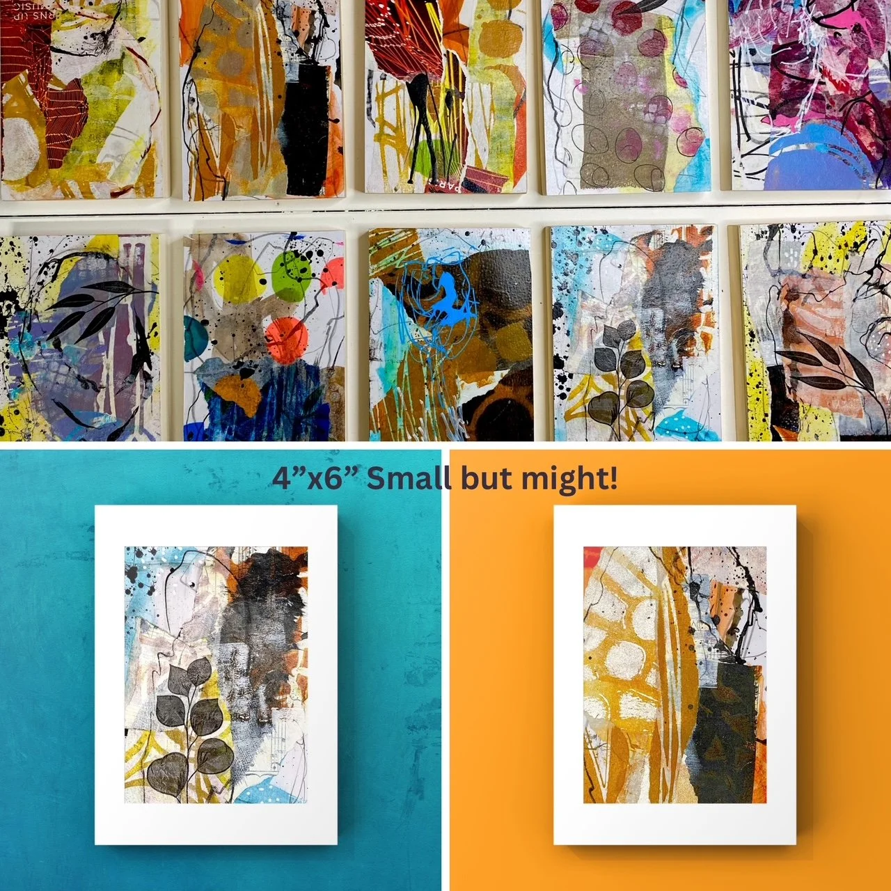 Mini abstract collage