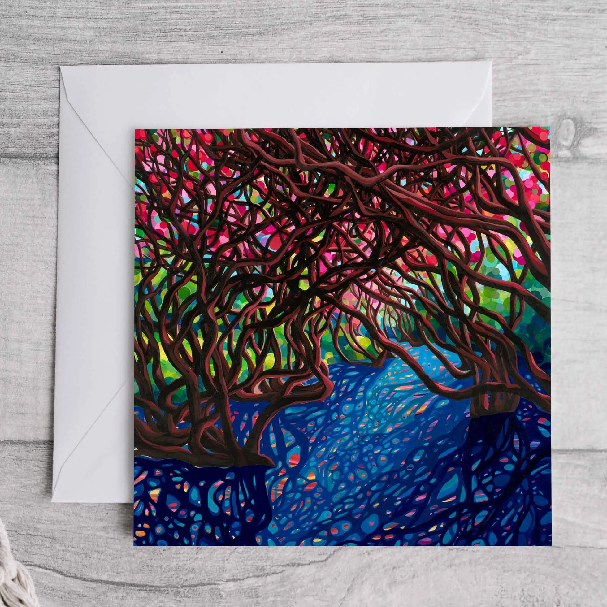 "Floor Stars" Greeting Card
