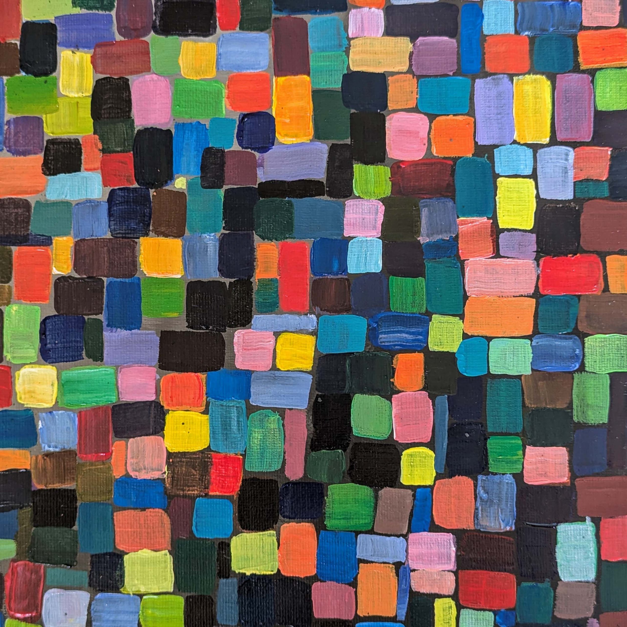 "Painting Abstracts". an Acrylic Paint course. Weekly Sunday, 21st September - 12th October