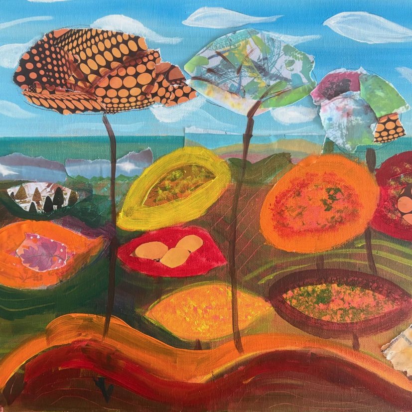 "Painting Abstracts and Abstractions". an Acrylic Paint course. Sundays, 22nd March - 26th April (Not April 5th)