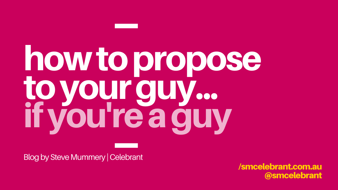 How To Propose To A Guy If You’re A Guy