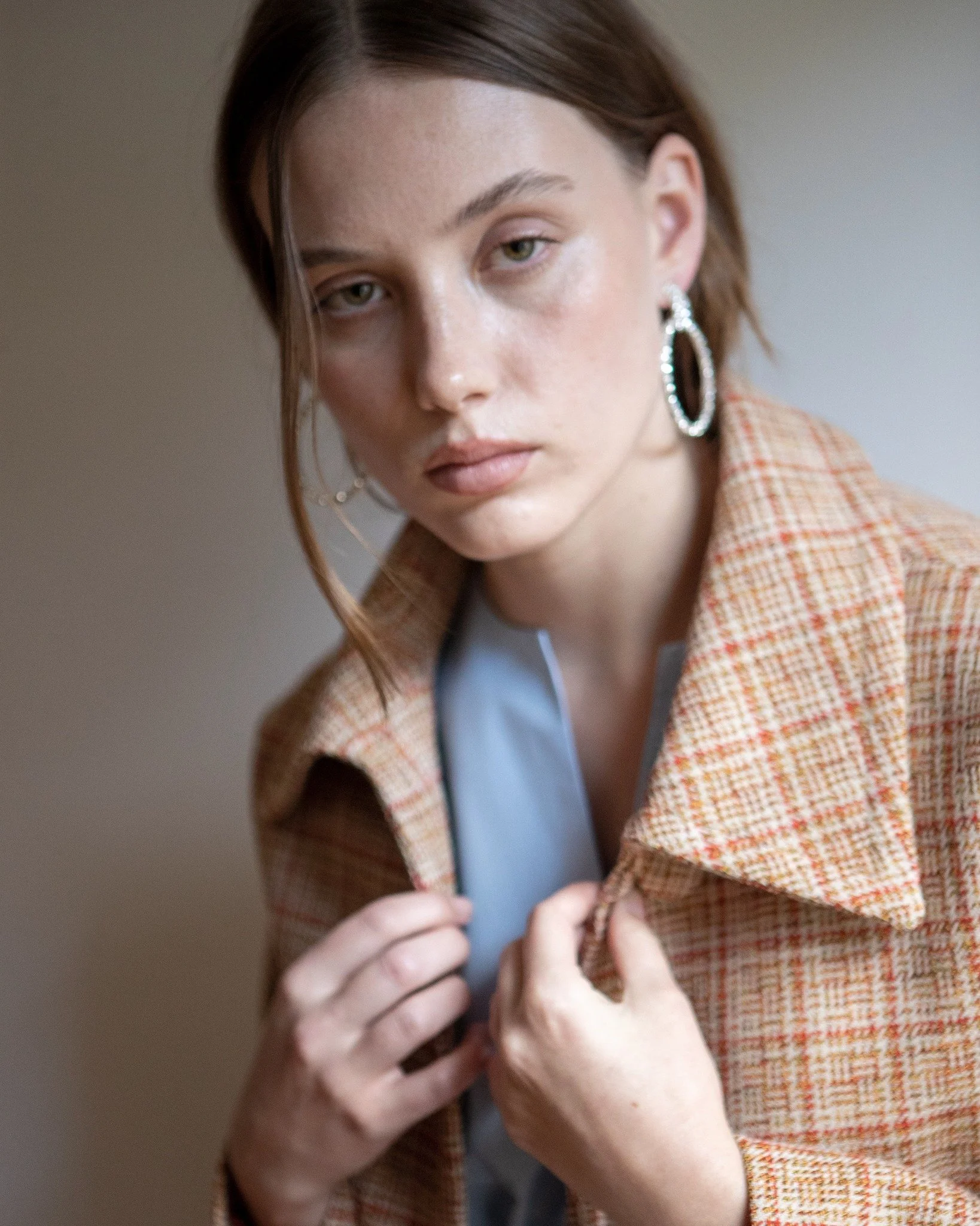 Our Charlotte Coat  and Sienna Shirt in perfect conversation.