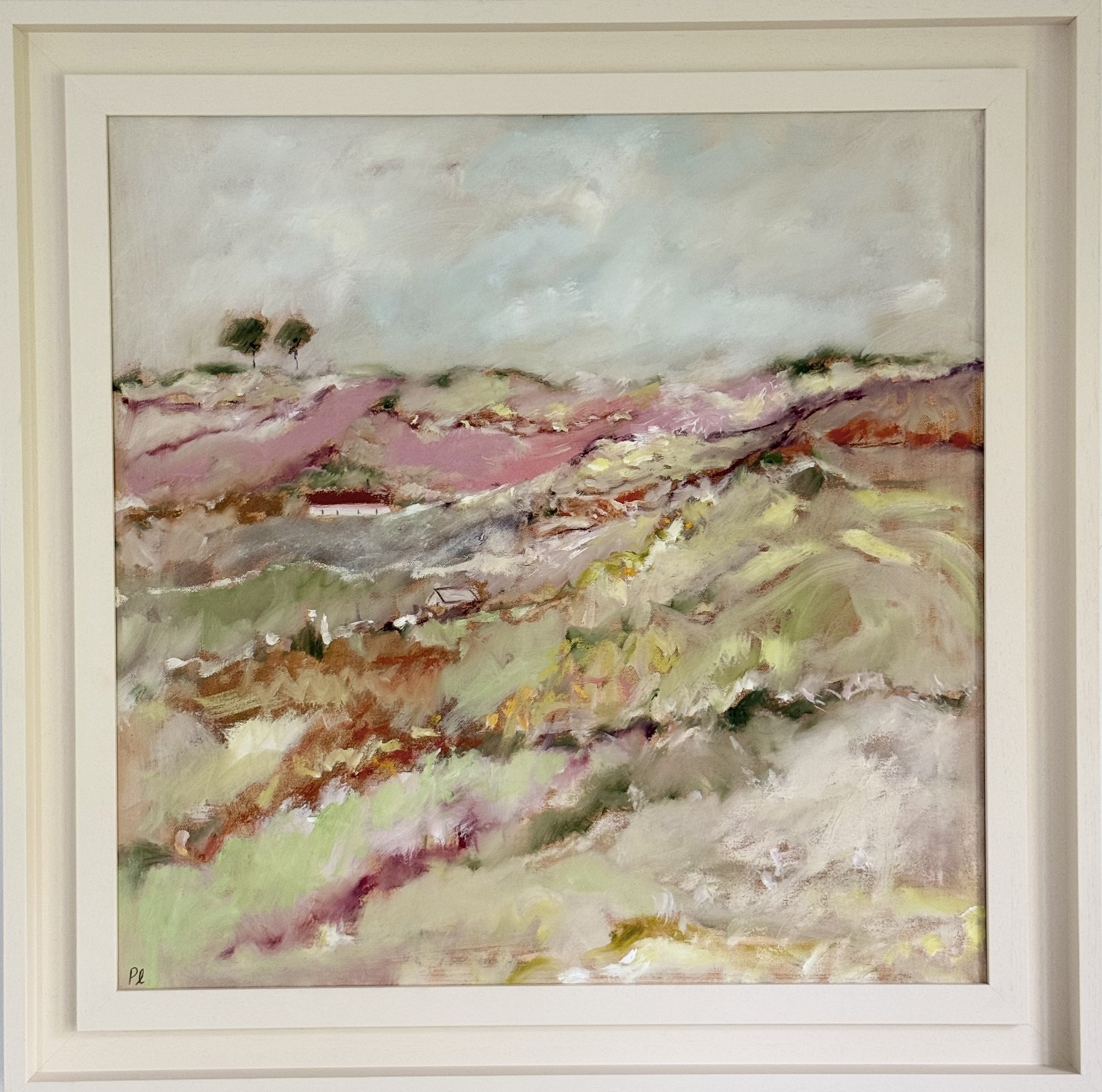 'Tucked Away' 60 x 60 cm/ 73.5 x 73.5 cm framed, Mayne Gallery, SOLD