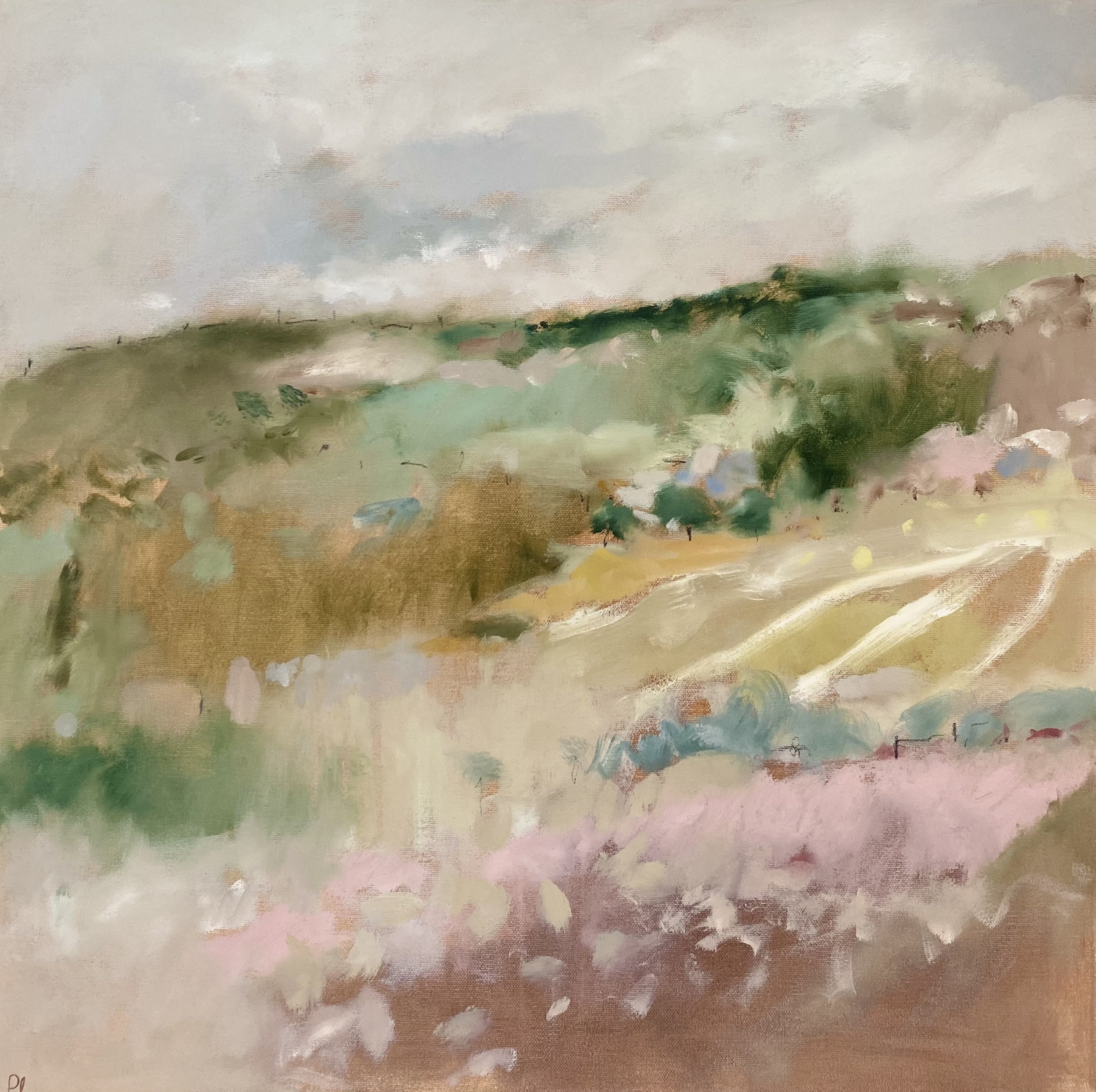 'The Call of Early Spring' 60 x 60 cm, coming soon to Mayne Gallery