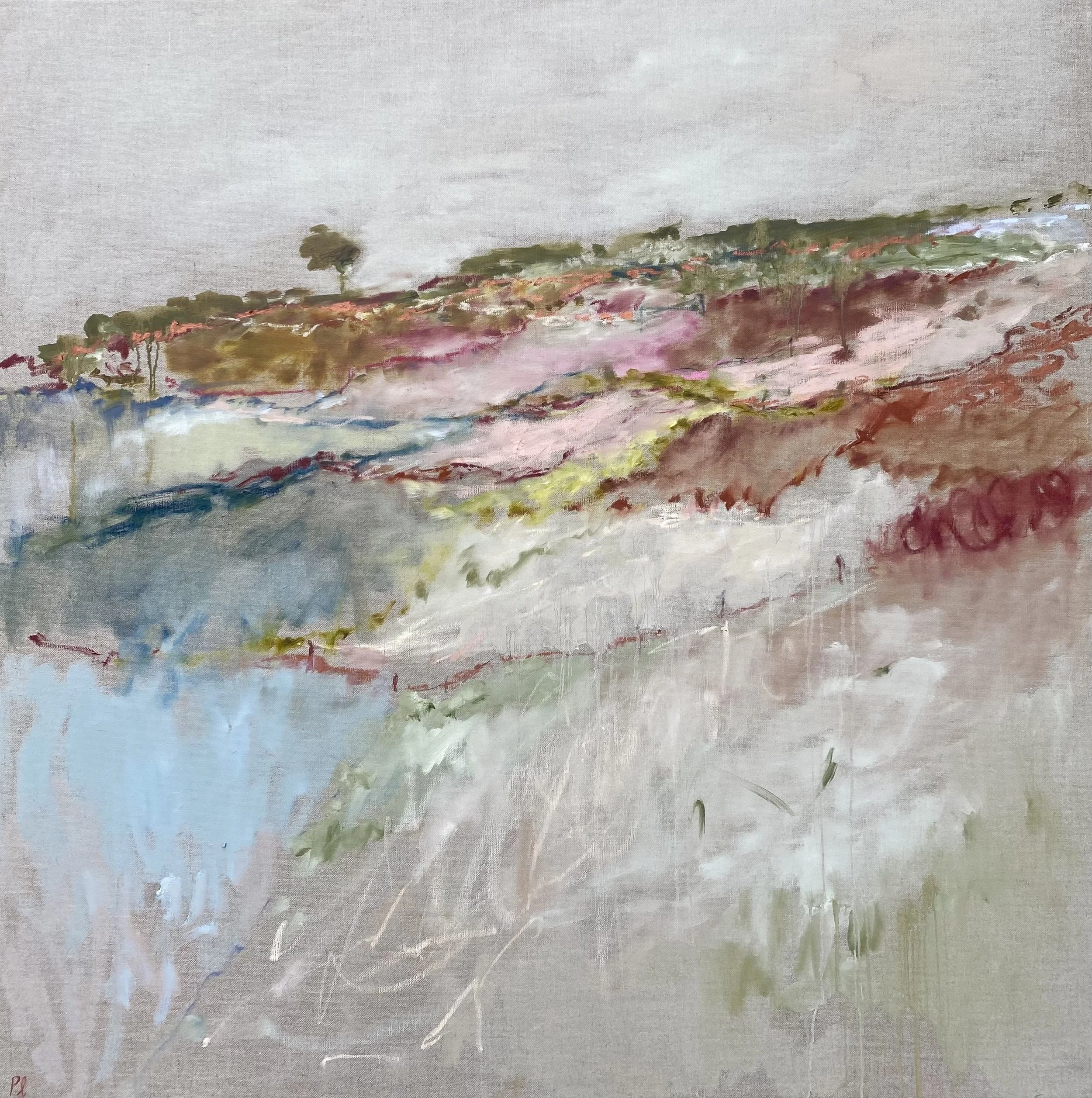 'The Coast Path' 100 x 100 cm, available through Mayne Gallery, Devon SOLD