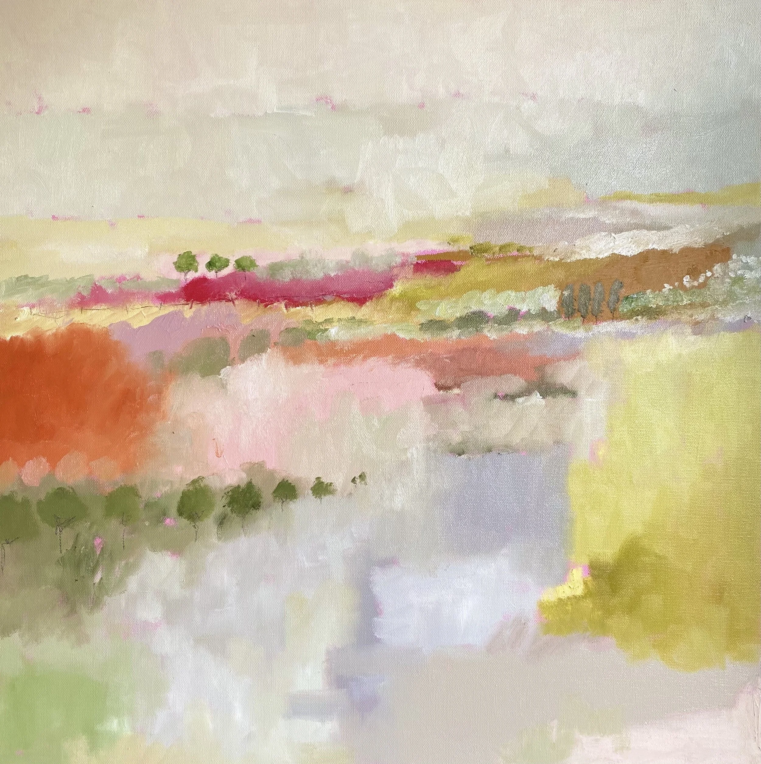 'Marigold Light' 60 x 60 cm, available through The White Gallery (Cotswolds)