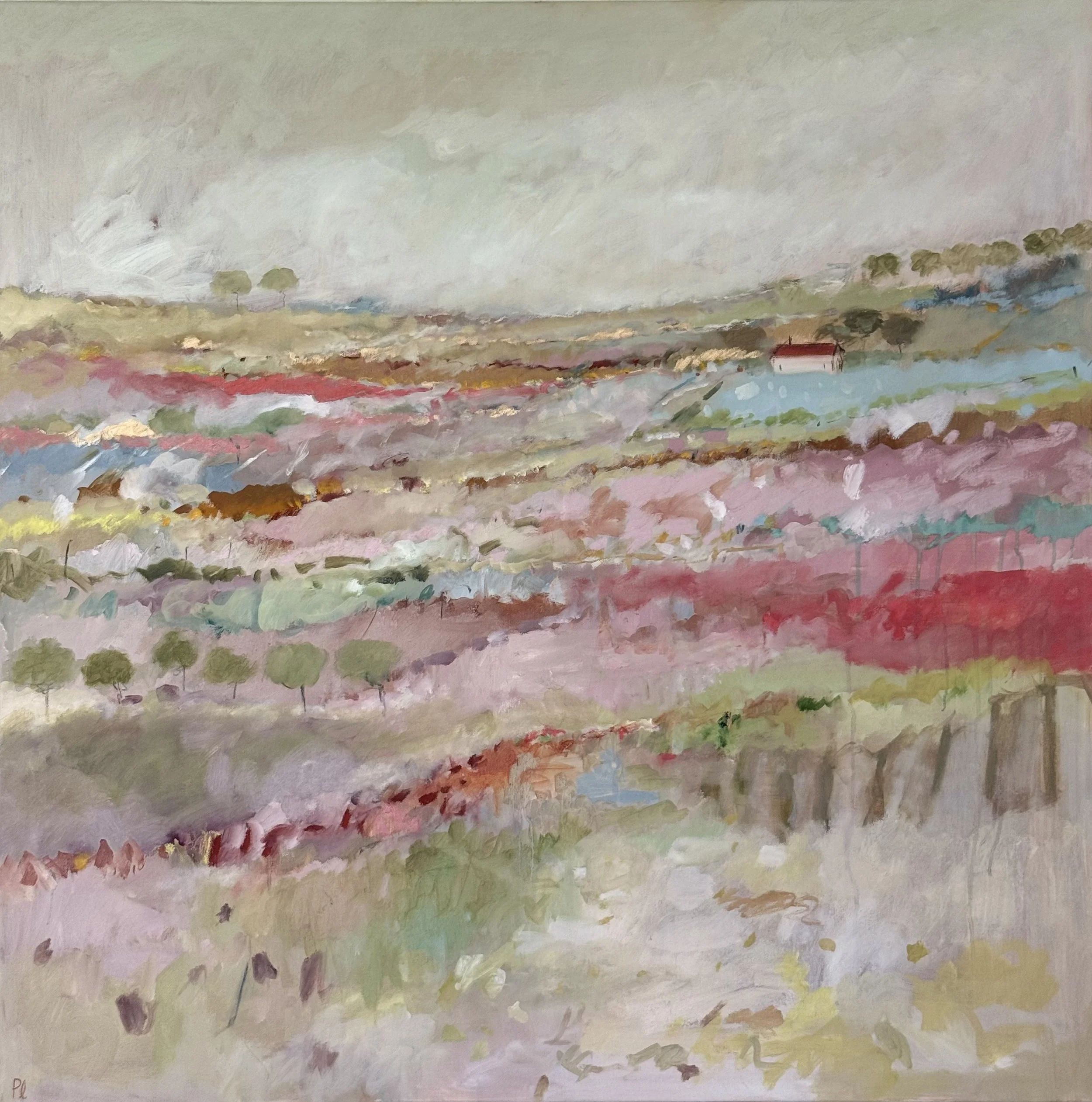 'Singing Hedgerows' 100 x 100 cm, available via Cambridge Contemporary Art