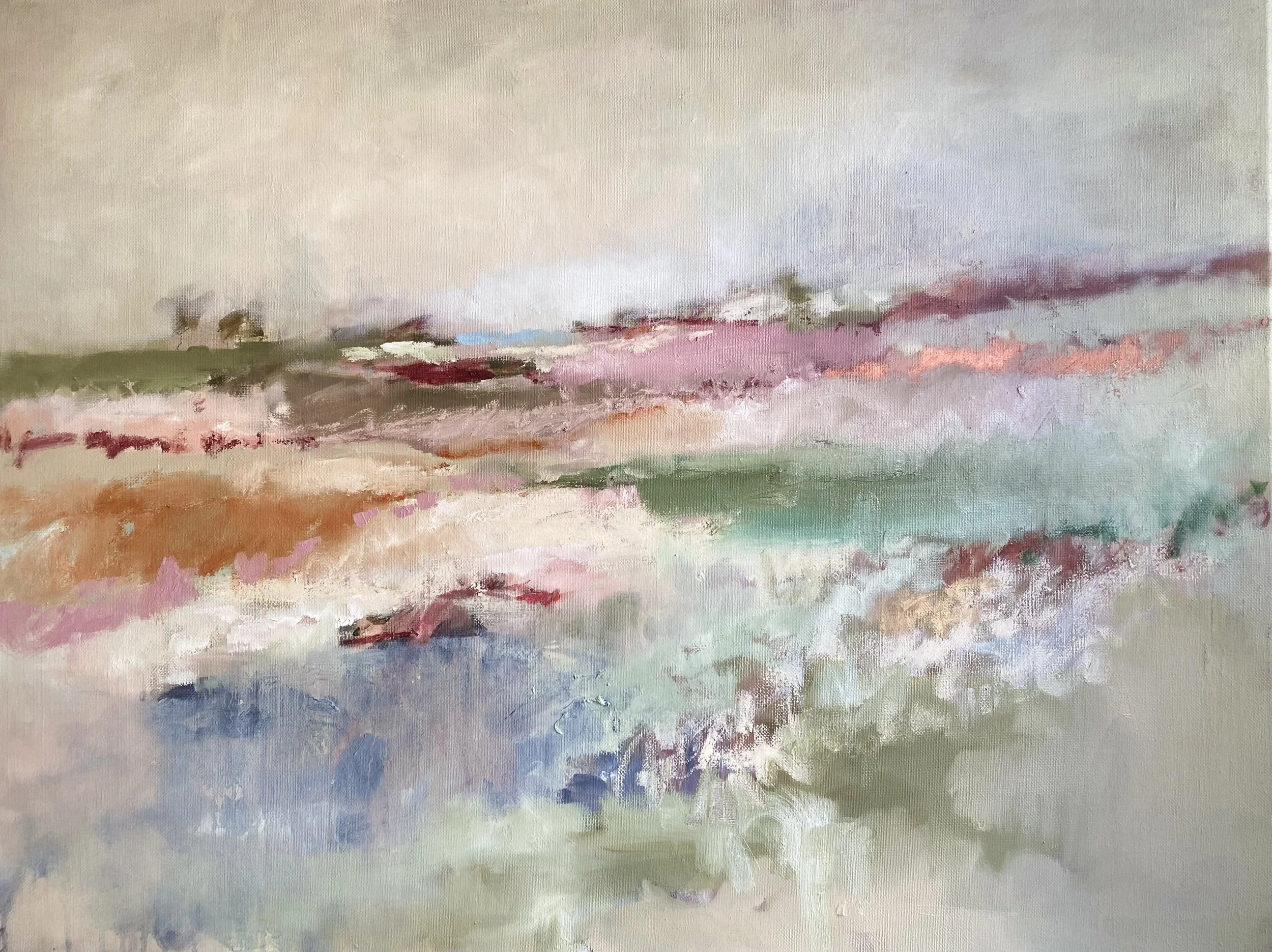 'The Gentle Unfolding' 80 x 60 cm, Mayne Gallery, Devon