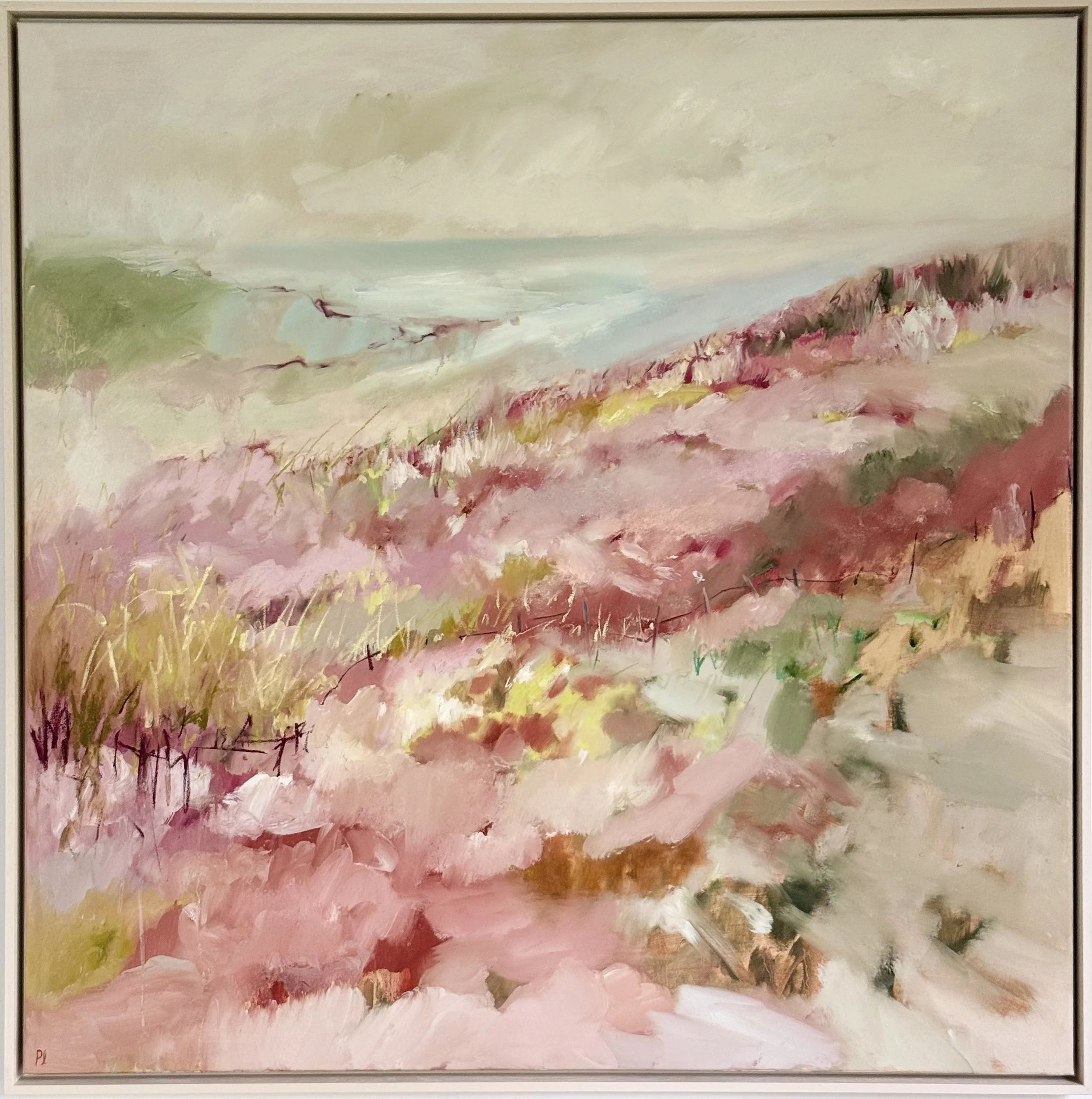 'Day in the Dunes' 100 x 100 cm, SOLD Mayne Gallery