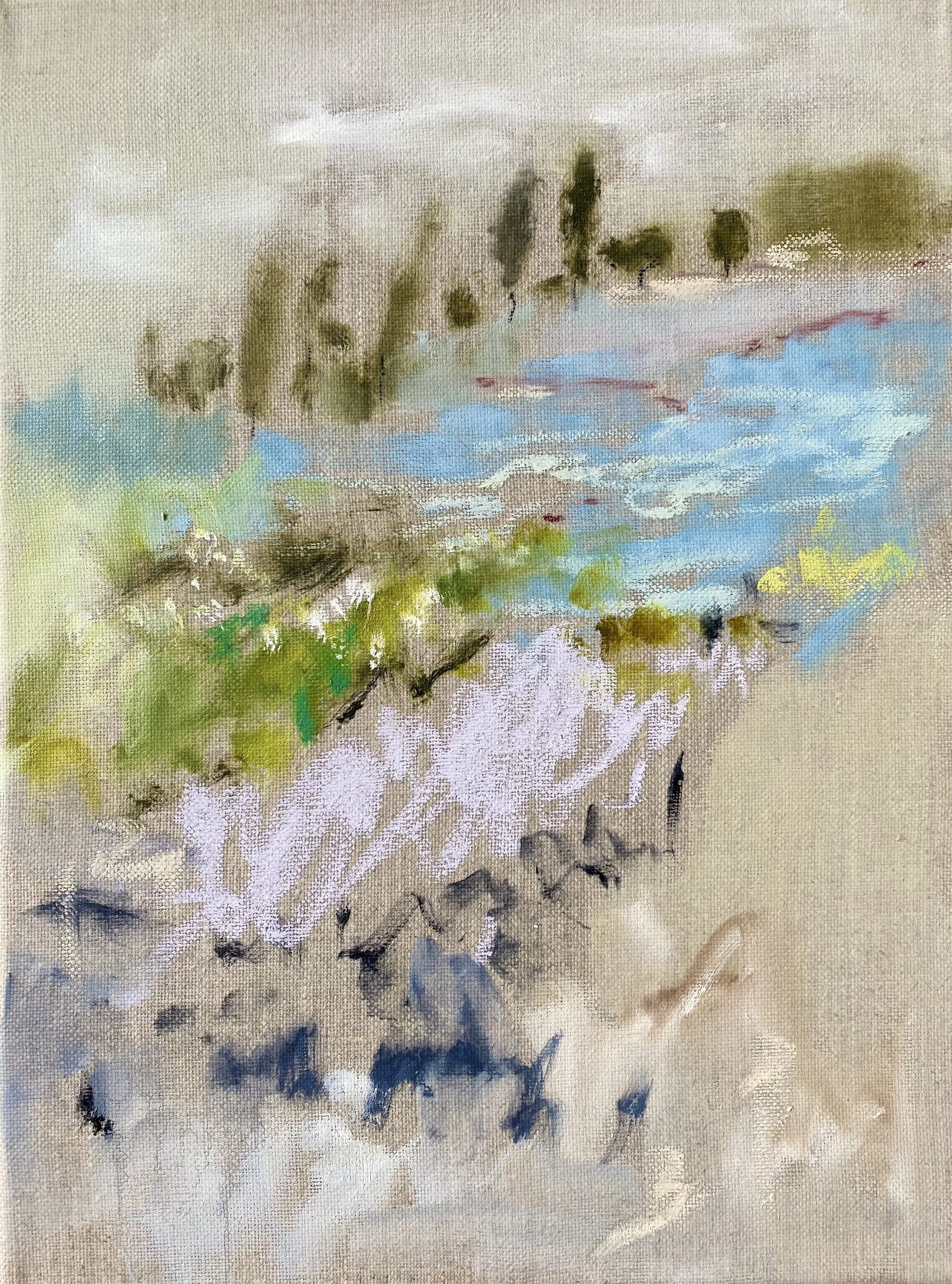 'Evenings by the River' available through Cricket Fine Art 