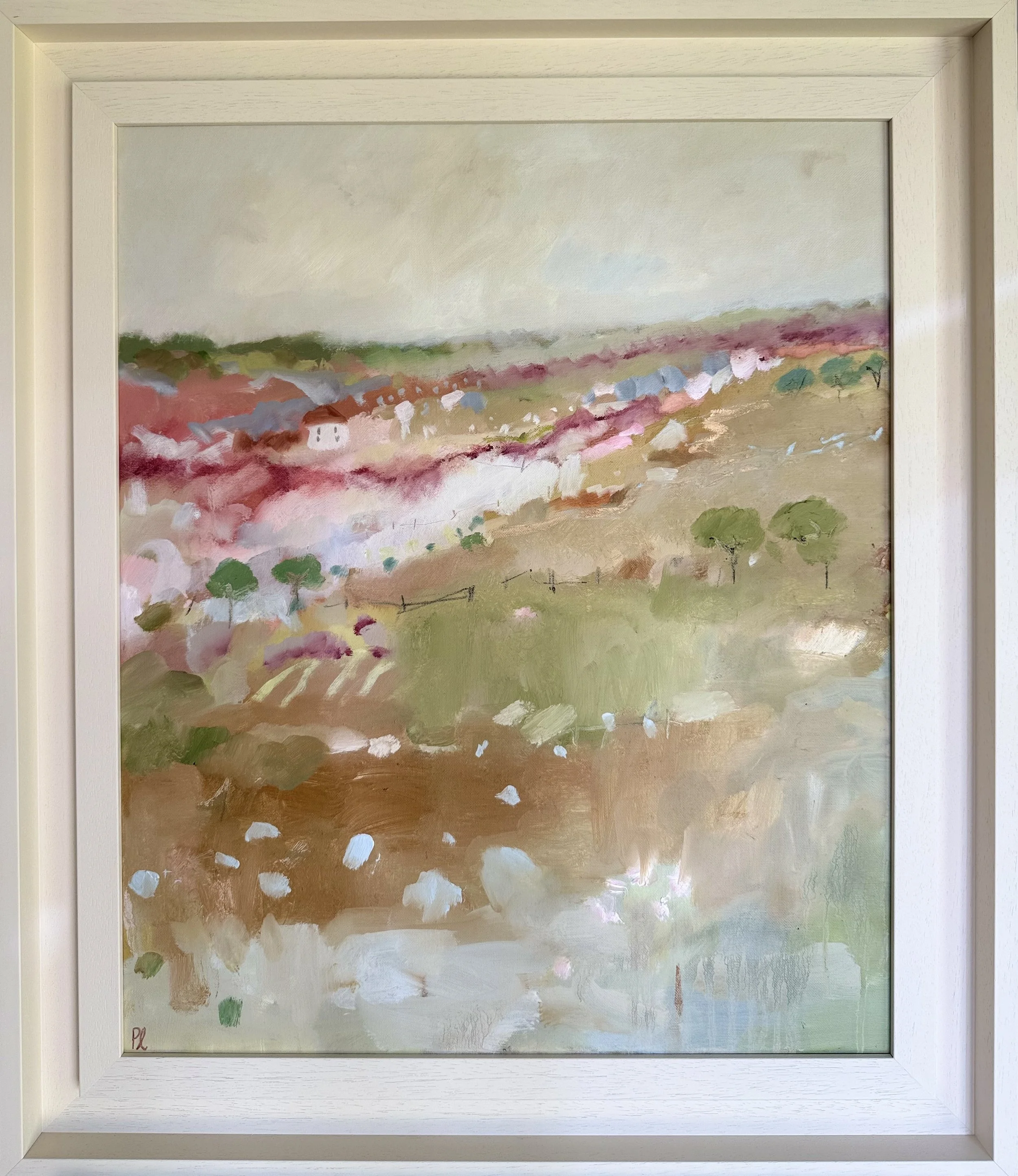 'Summer in the Field' 50 x 60 cm/ 63.5 x 73.5 cm framed, available via The White Gallery Cotswolds