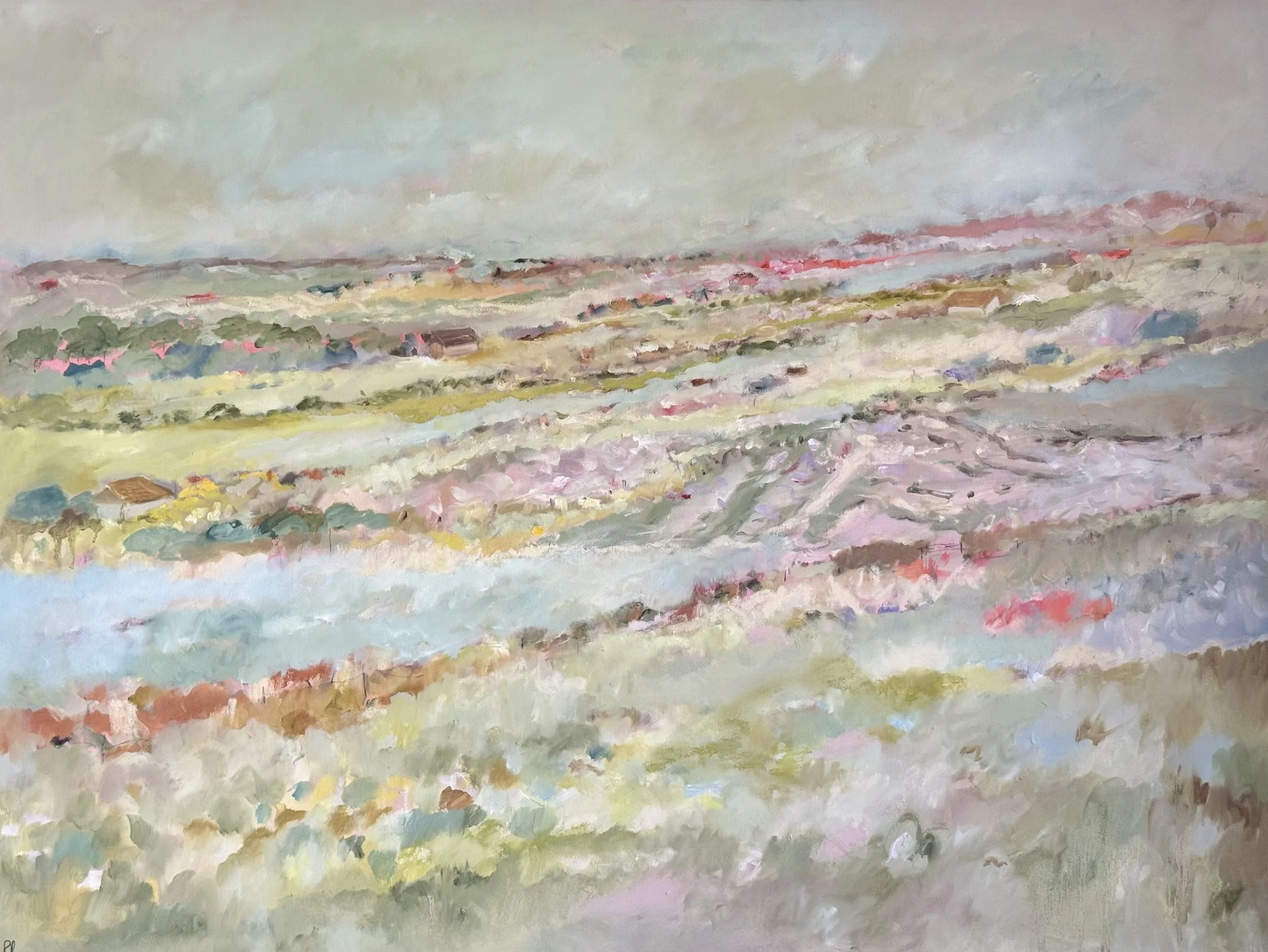 'Mellow Fields' 122 x 91 cm, available via Emily Hadley SOLD