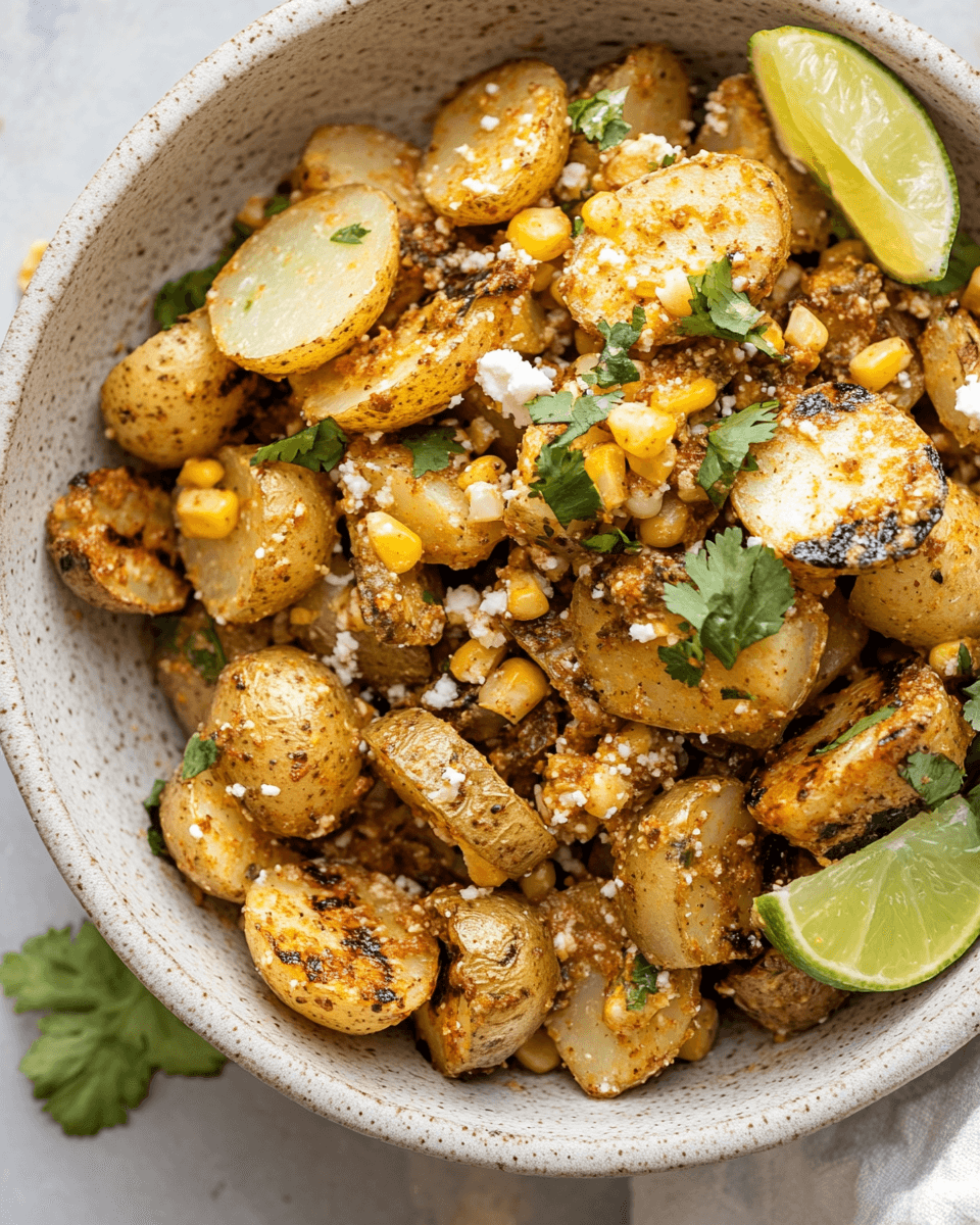 Grilled Street Corn Potato Salad