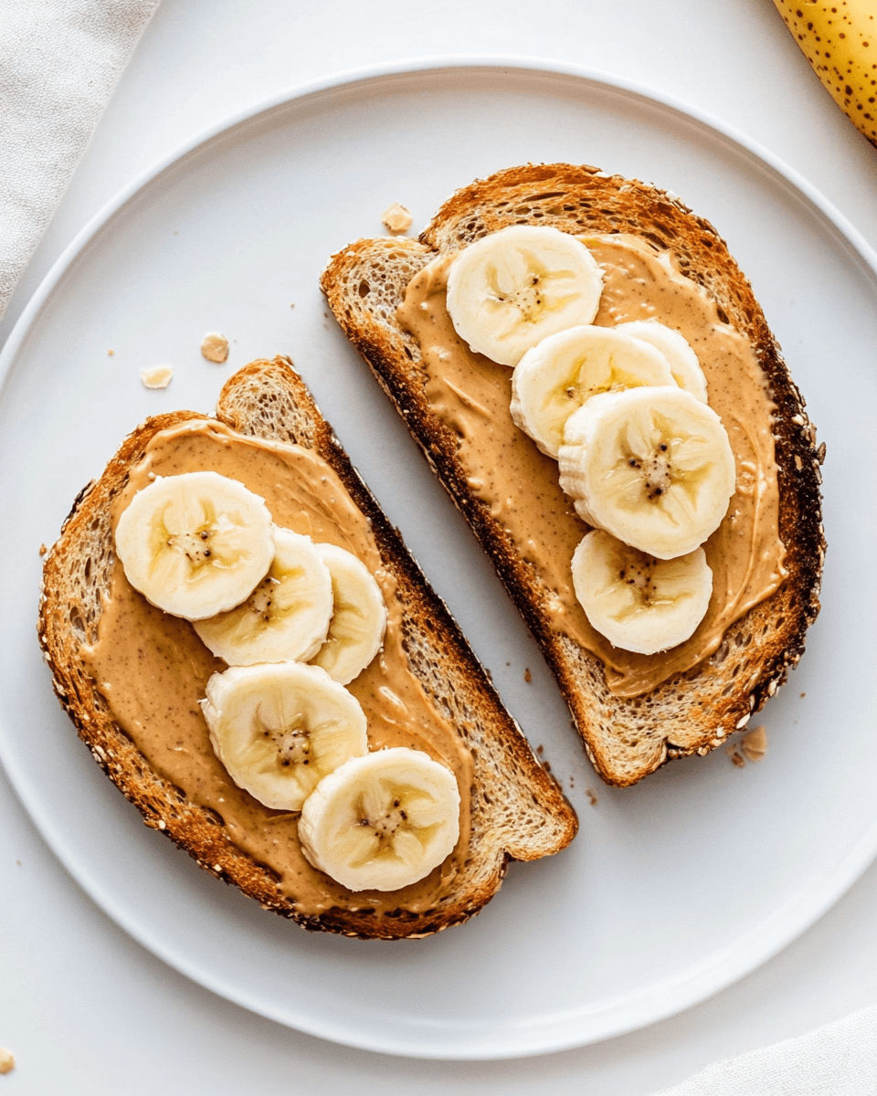 Peanut Butter Banana Toast