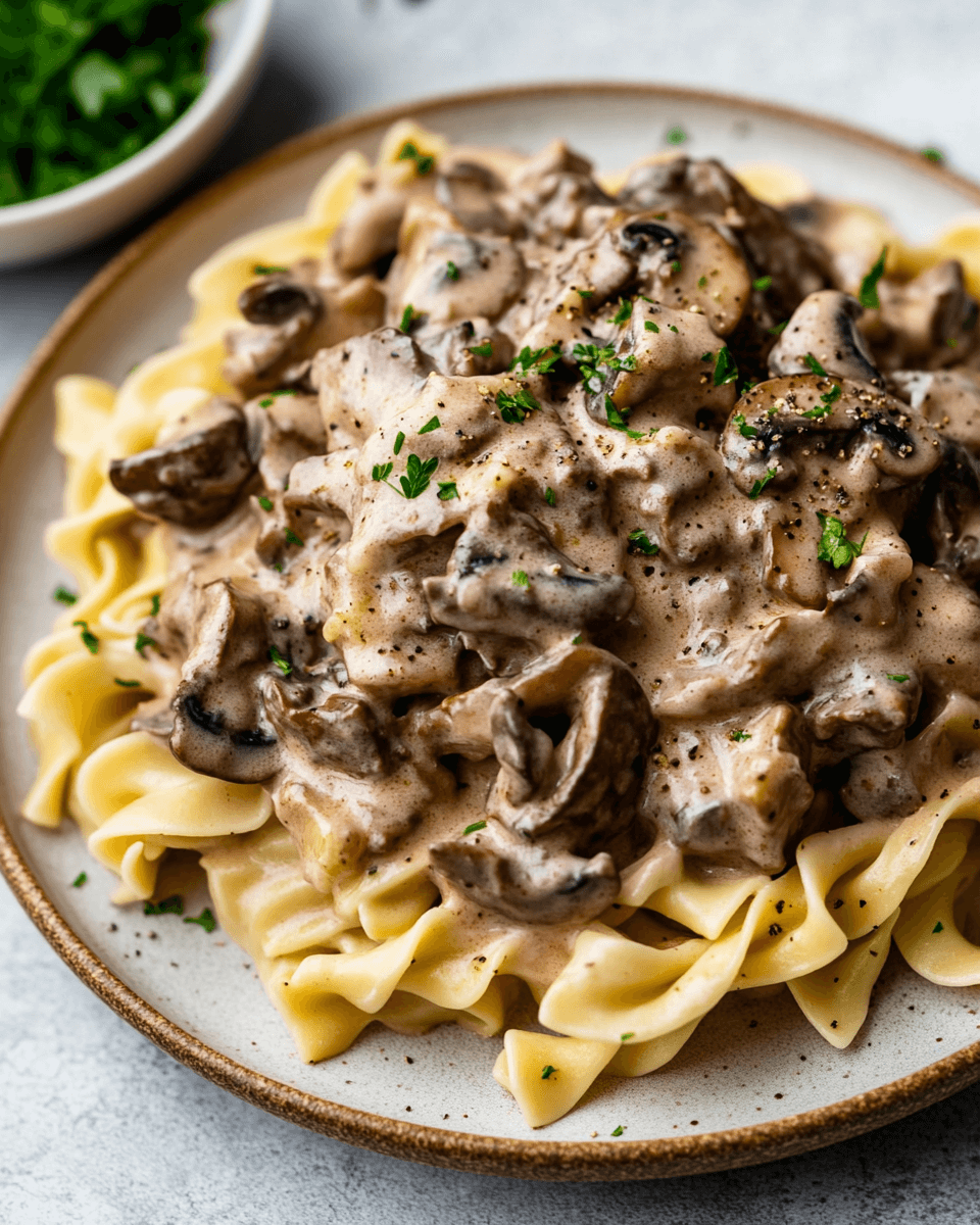 Beef Stroganoff
