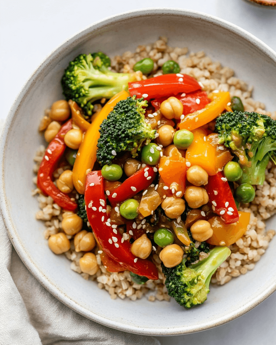 Chickpea and Vegetable Stir-Fry